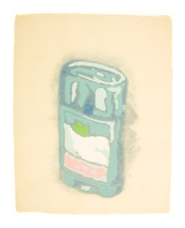   Beth Campbell   Untitled (Deodorant) , 2003 Pulp paint on watermarked translucent abaca 14 x 11 Inche 