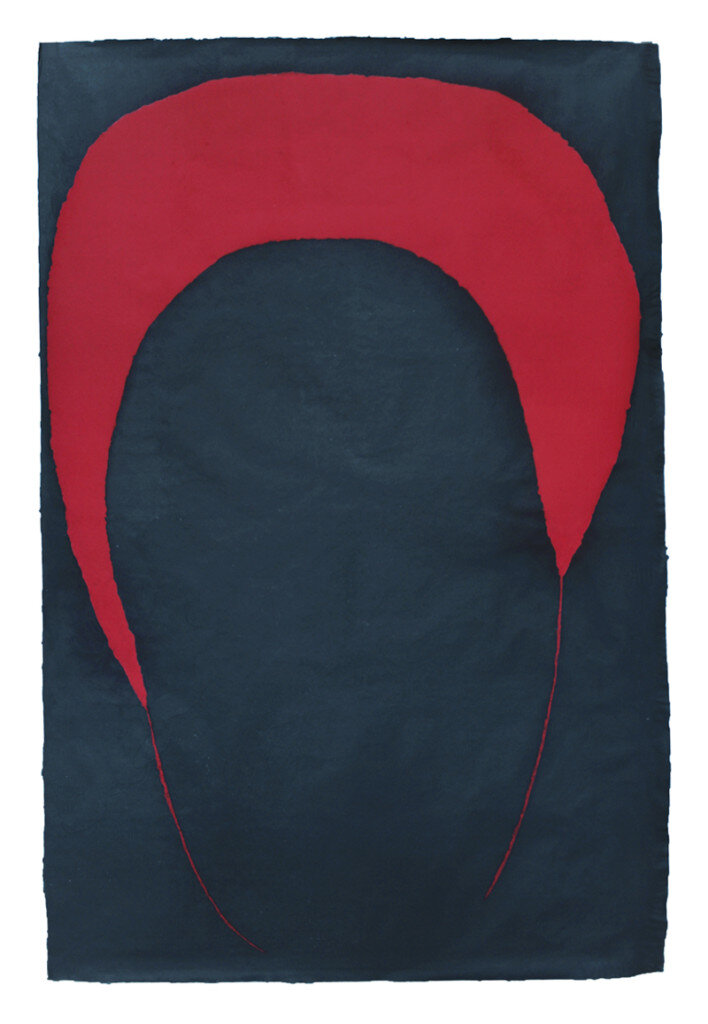   Allyson Strafella   Lid  , 2008 Linen handmade paper 60 x 40 inches 