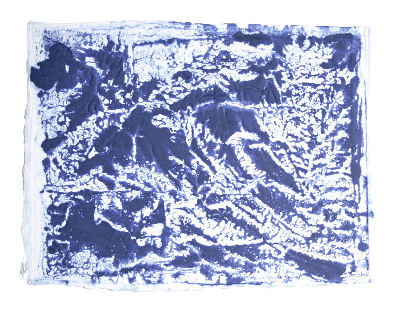   Vargas-Suarez Universal   Terraformation Triptych (detail) , 2008 Cast handmade paper 18 x 34 inches 