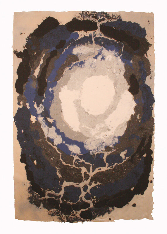   Molly Smith   Glow , 2012 handmade cotton, abaca, linen, and recycled paper 61 x 42 inches 