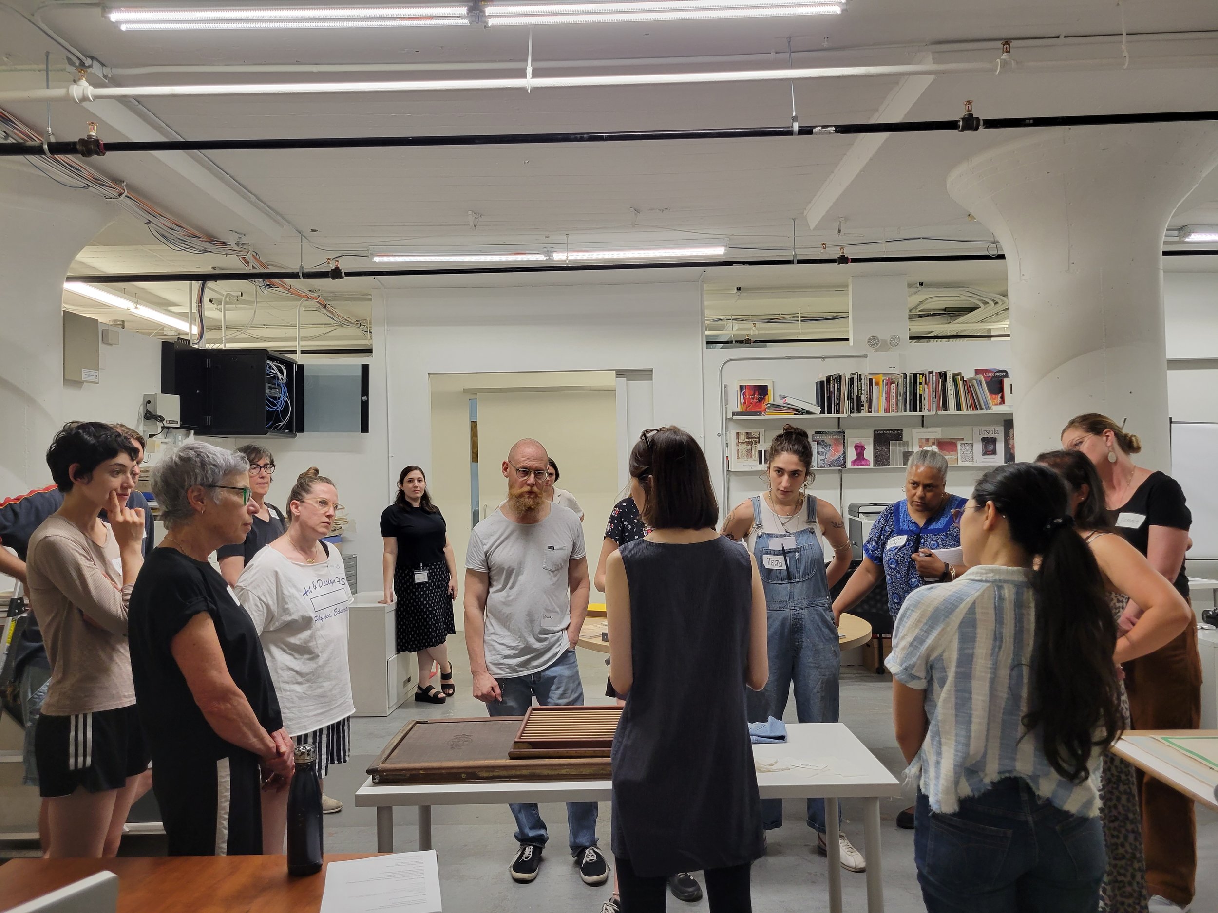   Papermaking for Art Educators &nbsp;workshop&nbsp;taught by Tatiana Ginsberg and Susan Hamburger, July 2024.&nbsp; 