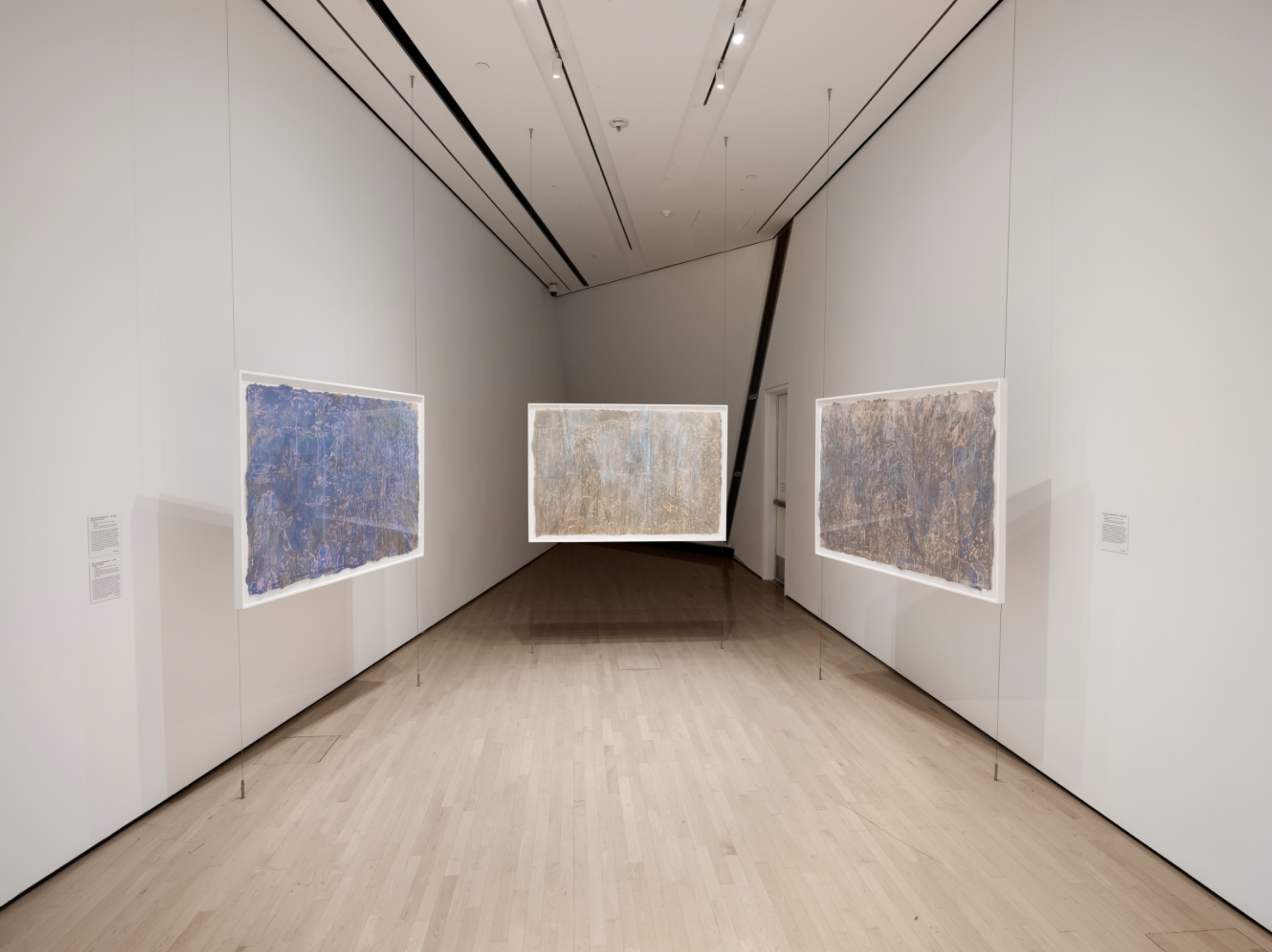   unbecoming  installation view at the Eli and Edythe Broad Art Museum at Michigan State University, 2025; Photography by Charlie Rubin; Courtesy of Kasmin Gallery 