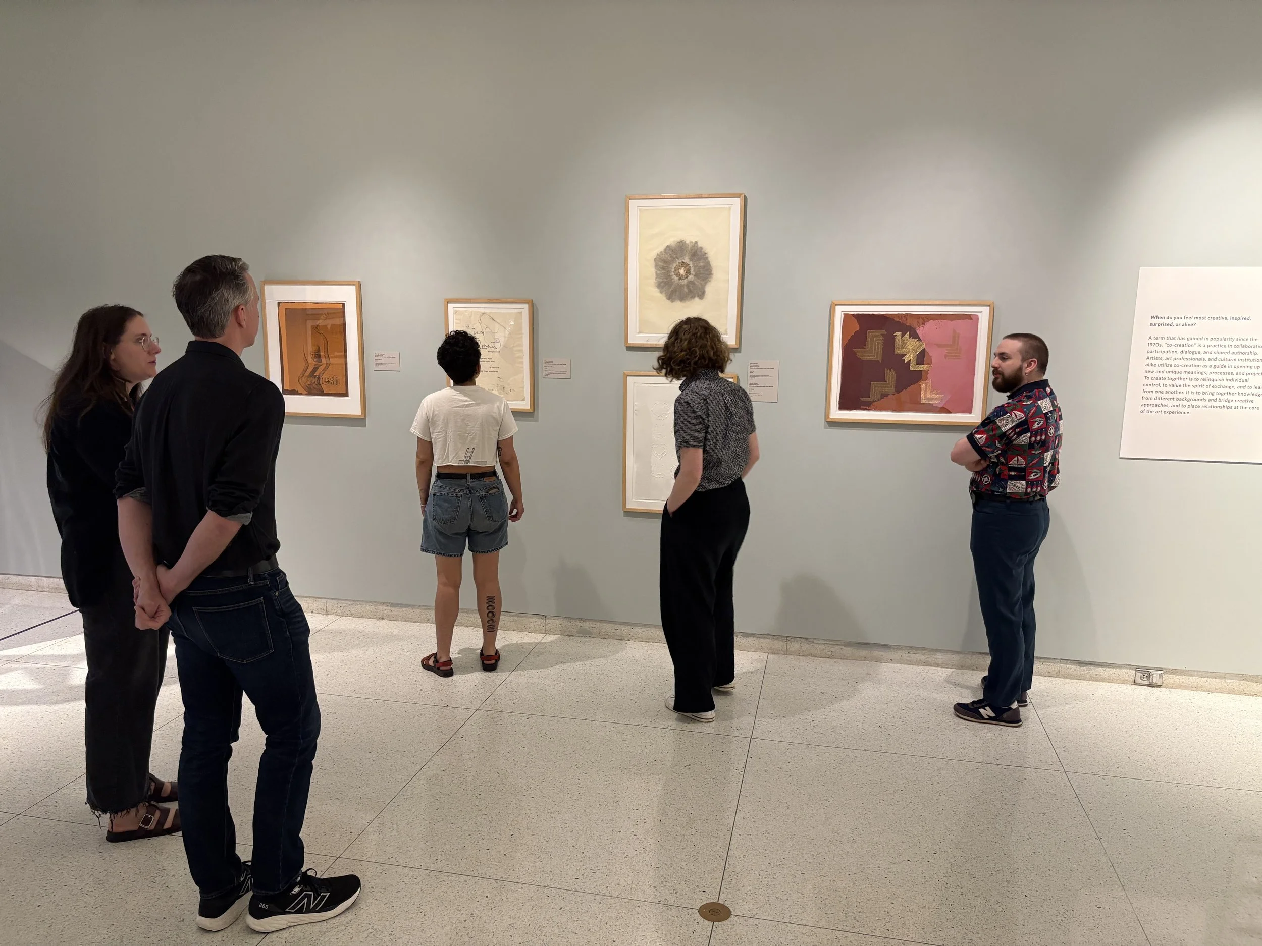  Installation view of  Expanding the 50th: Shared Stories  at the Smart Museum of Art 