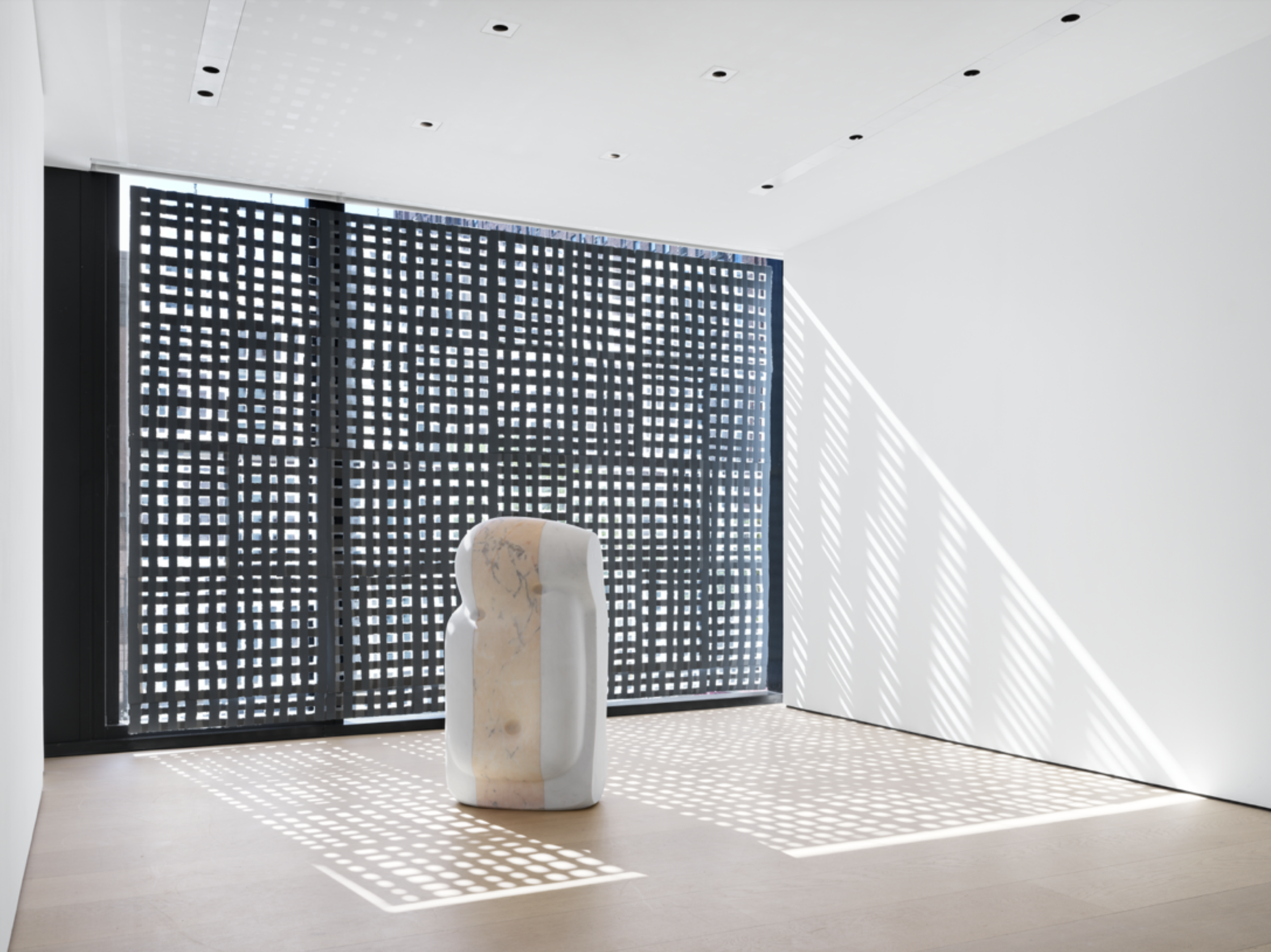  Installation of view,  Sam Moyer: Women with Holes ,  Hill Art Foundation, 2025; Courtesy of Hill Art Foundation 