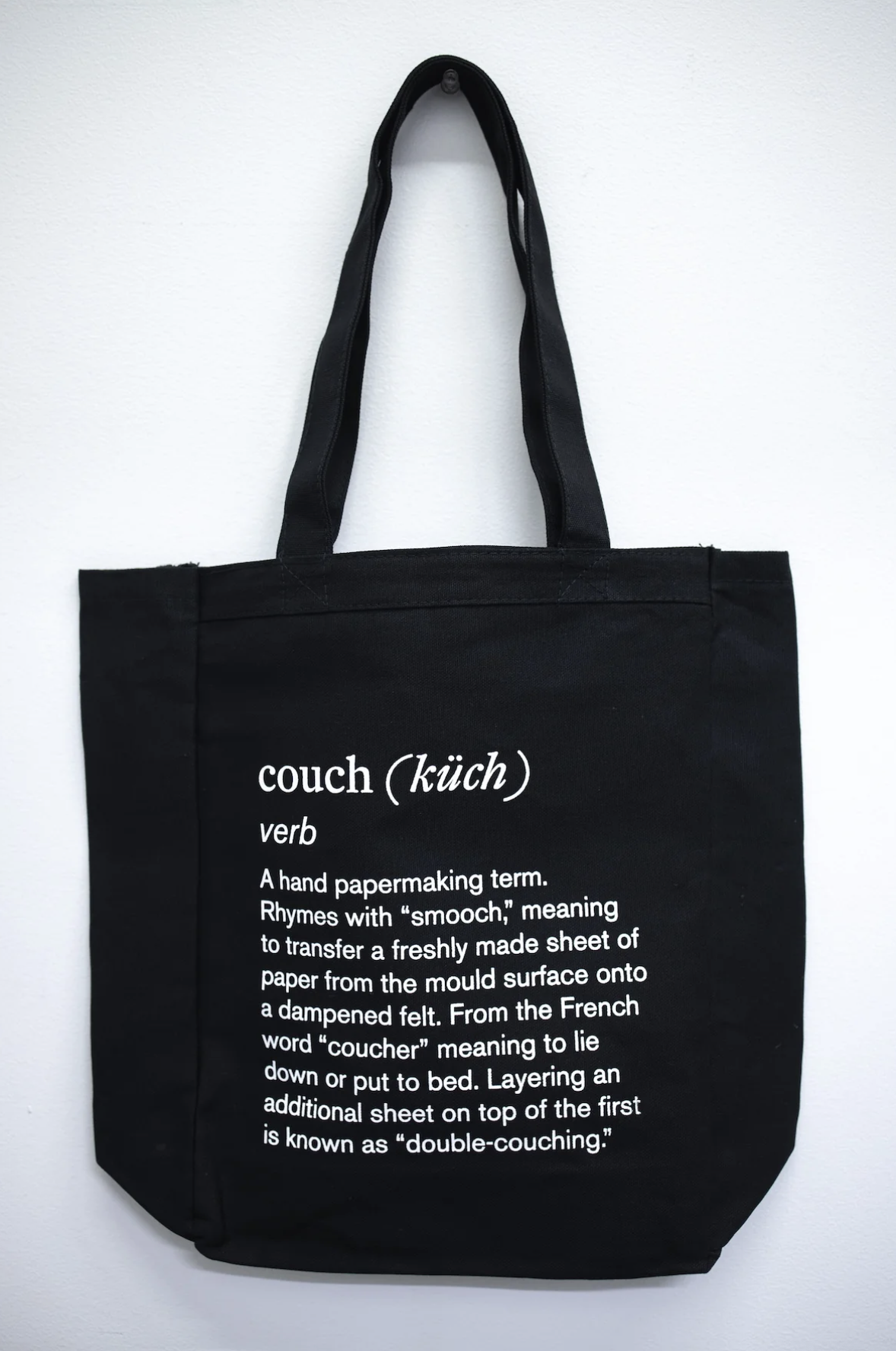 Couch Vocabulary Tote Bag