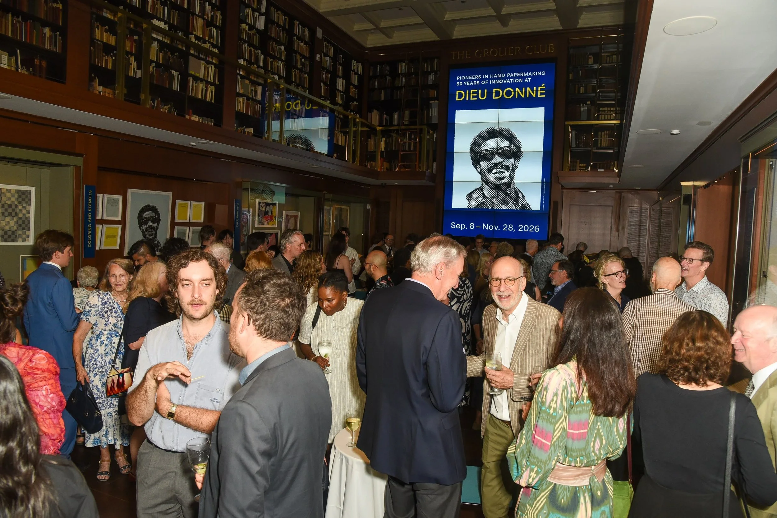 Thank you to everyone who joined us at the opening of &ldquo;Pioneers in Hand Papermaking: 50 Years of Innovation at Dieu Donn&eacute;&rdquo; at the @grolierclub last Thursday! 🎉

This remarkable exhibition curated by Dieu Donn&eacute; co-founder Su