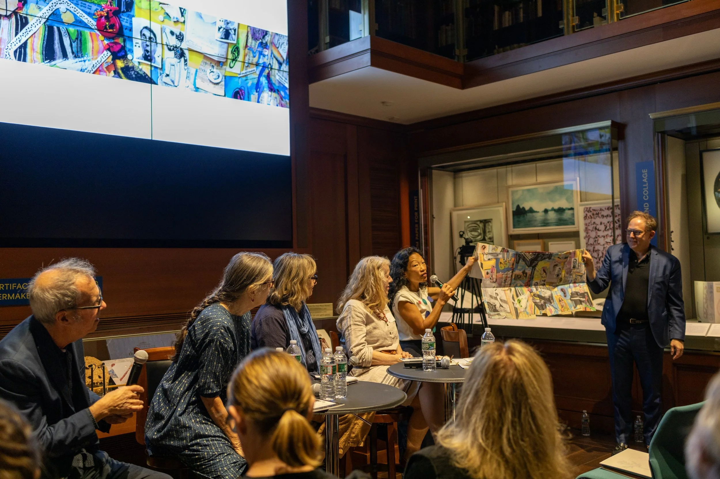 Thank you to everyone who attended the Creative Collaboration Symposium at the @grolierclub last week!

If you missed the live stream, please know that full recordings are coming soon. Stay tuned!

We were joined by the following fantastic panelists 