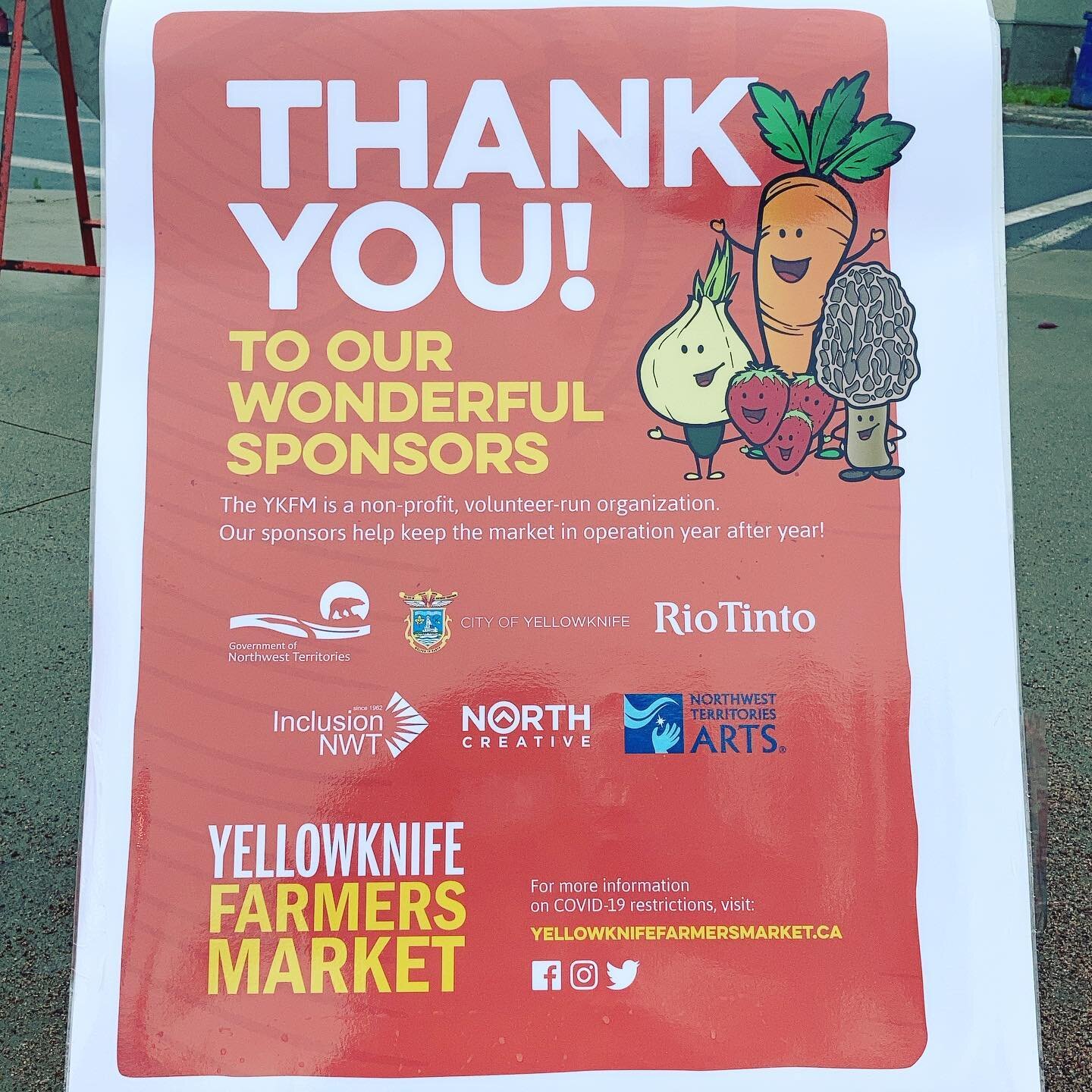 Thank you to our wonderful sponsors! You help keep our market running smoothly and successfully!
🥬🍅🥦 #ykfarmersmarket