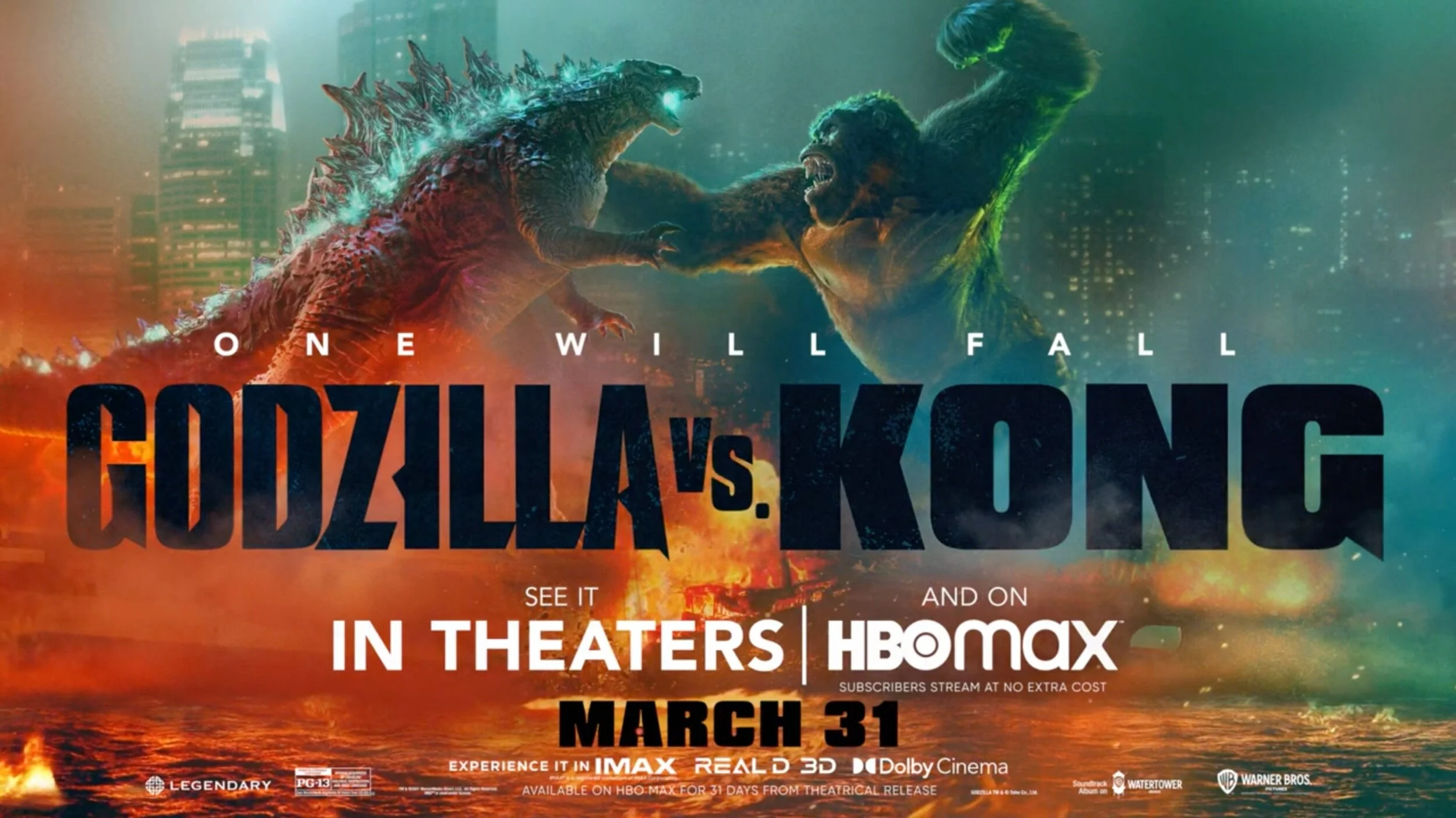 GODZILLA VS KONG "Battle" Motion Poster