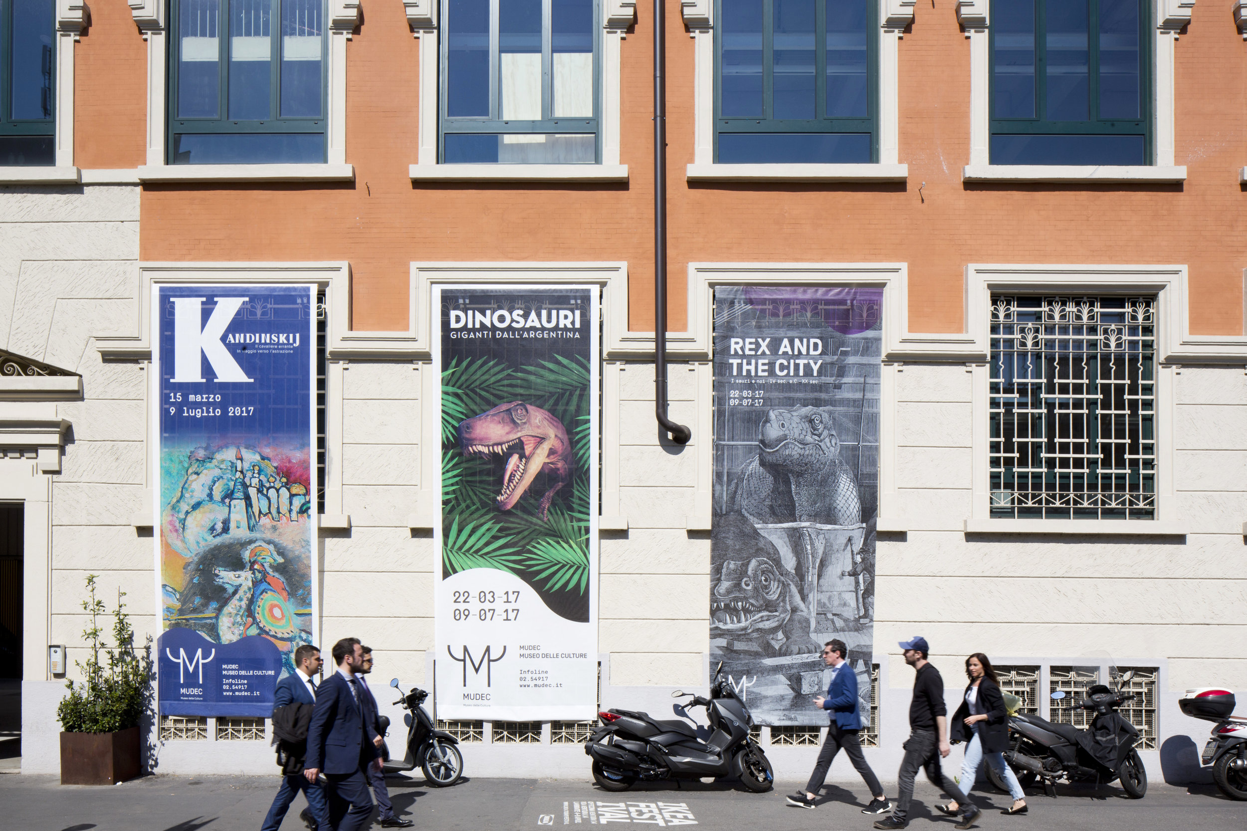 The streets of Mudec, Milan