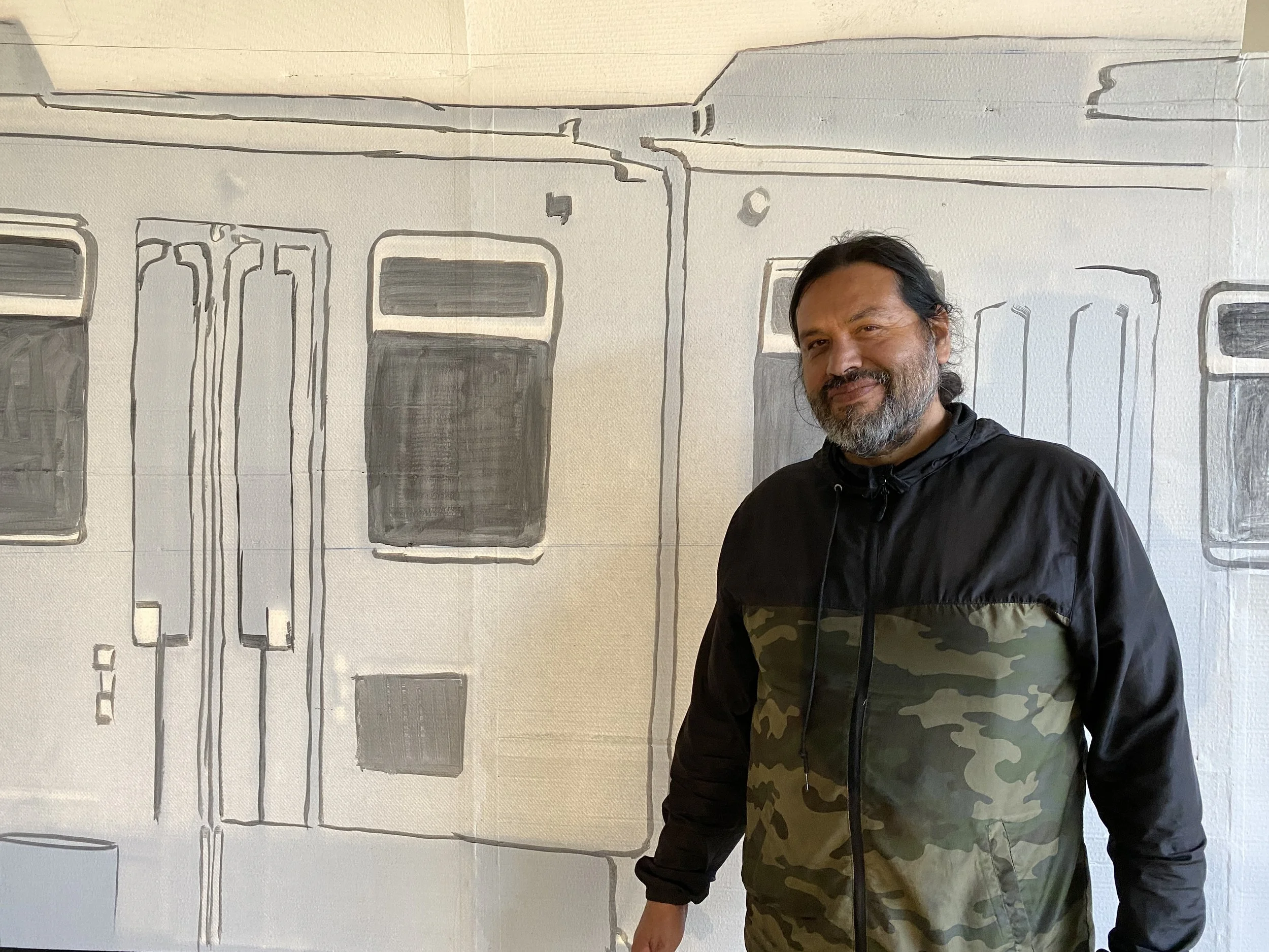 Armando de la Torre’s “On the Blue Line”