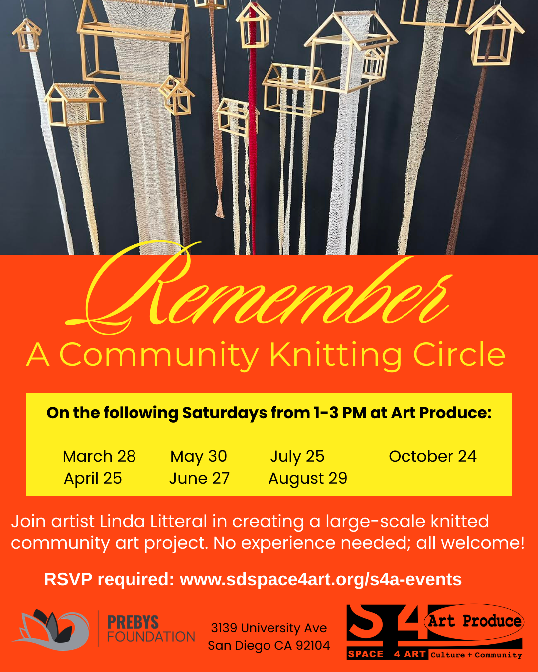 Remember: A (Monthly) Community Knitting Circle 