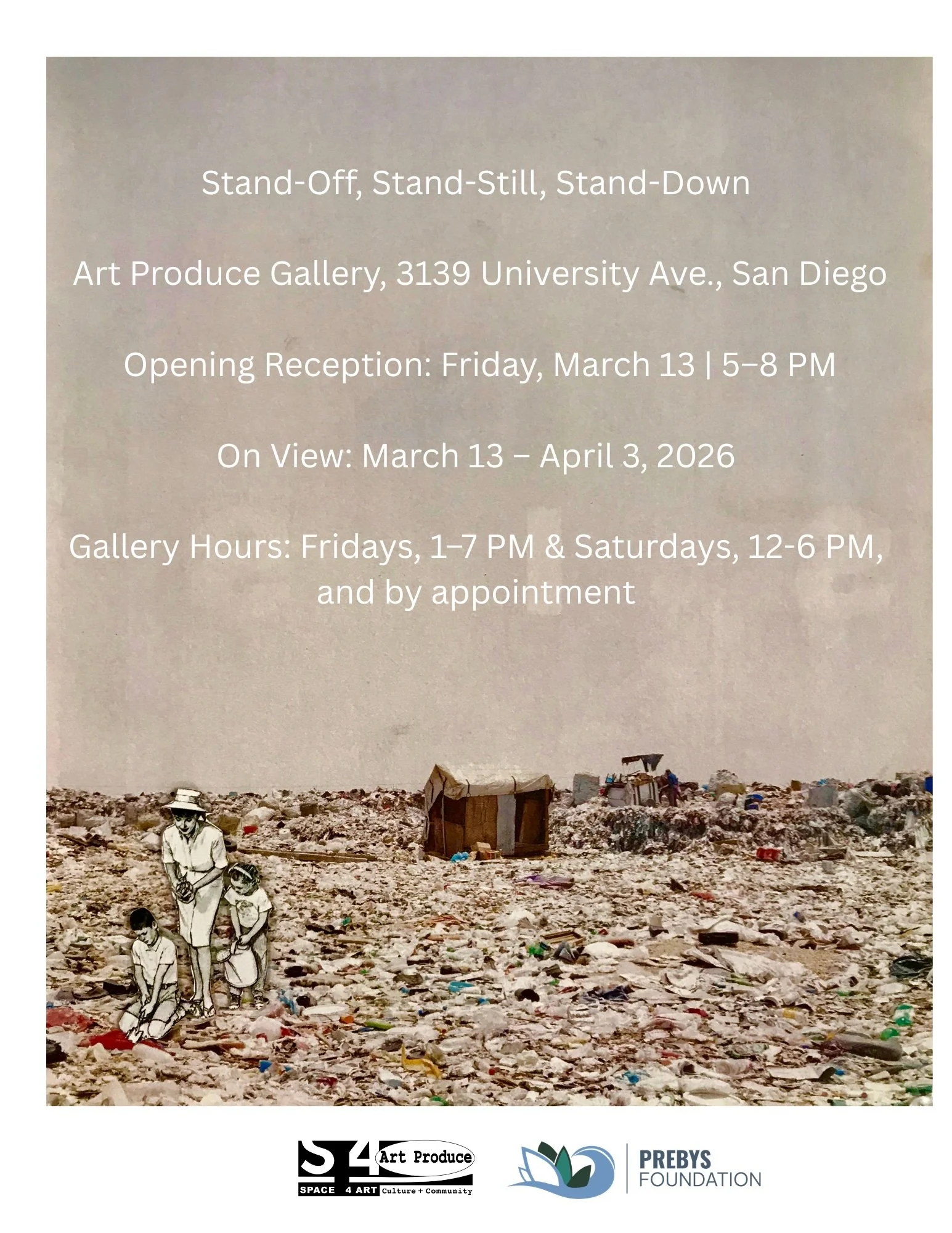 Solo Pop-Up Art Exhibit: Stand-Off, Stand-Still, Stand-Down