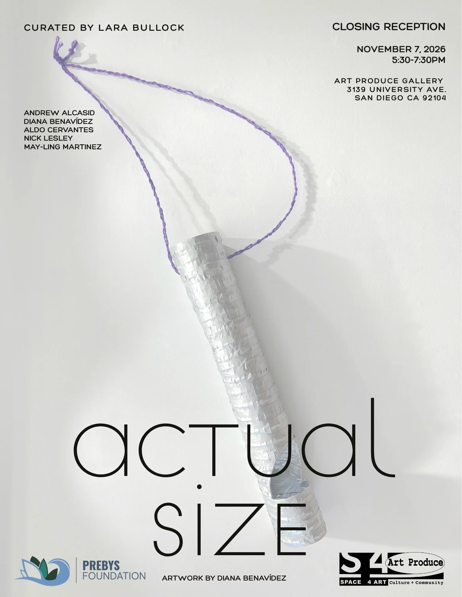 Closing Reception - 'Actual Size'
