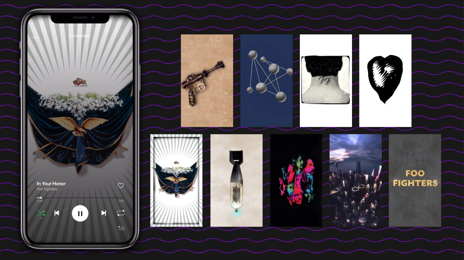 Foo Fighters Spotify Canvas