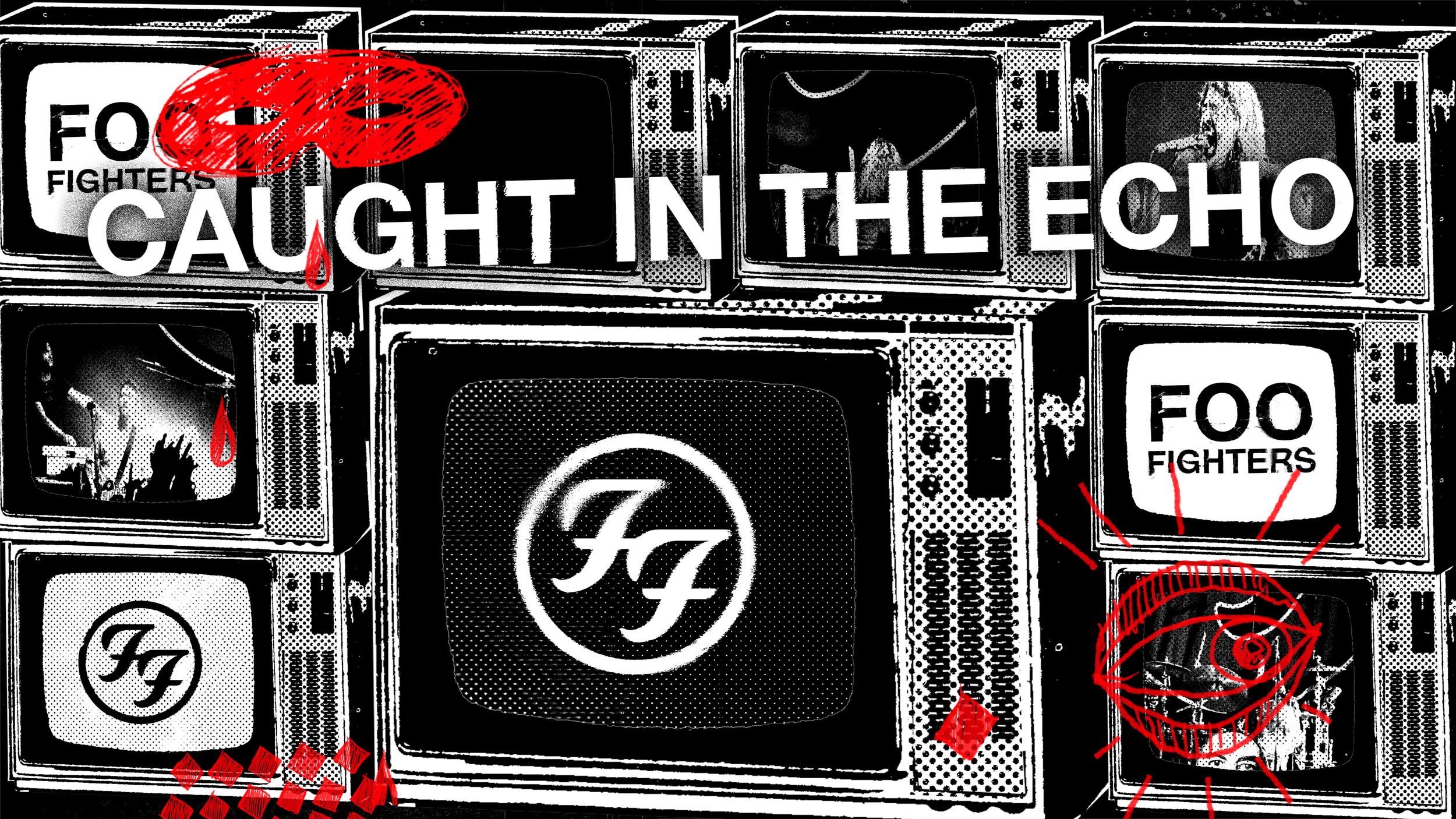 Foo Fighters - Caught In The Echo (Lyric Video)