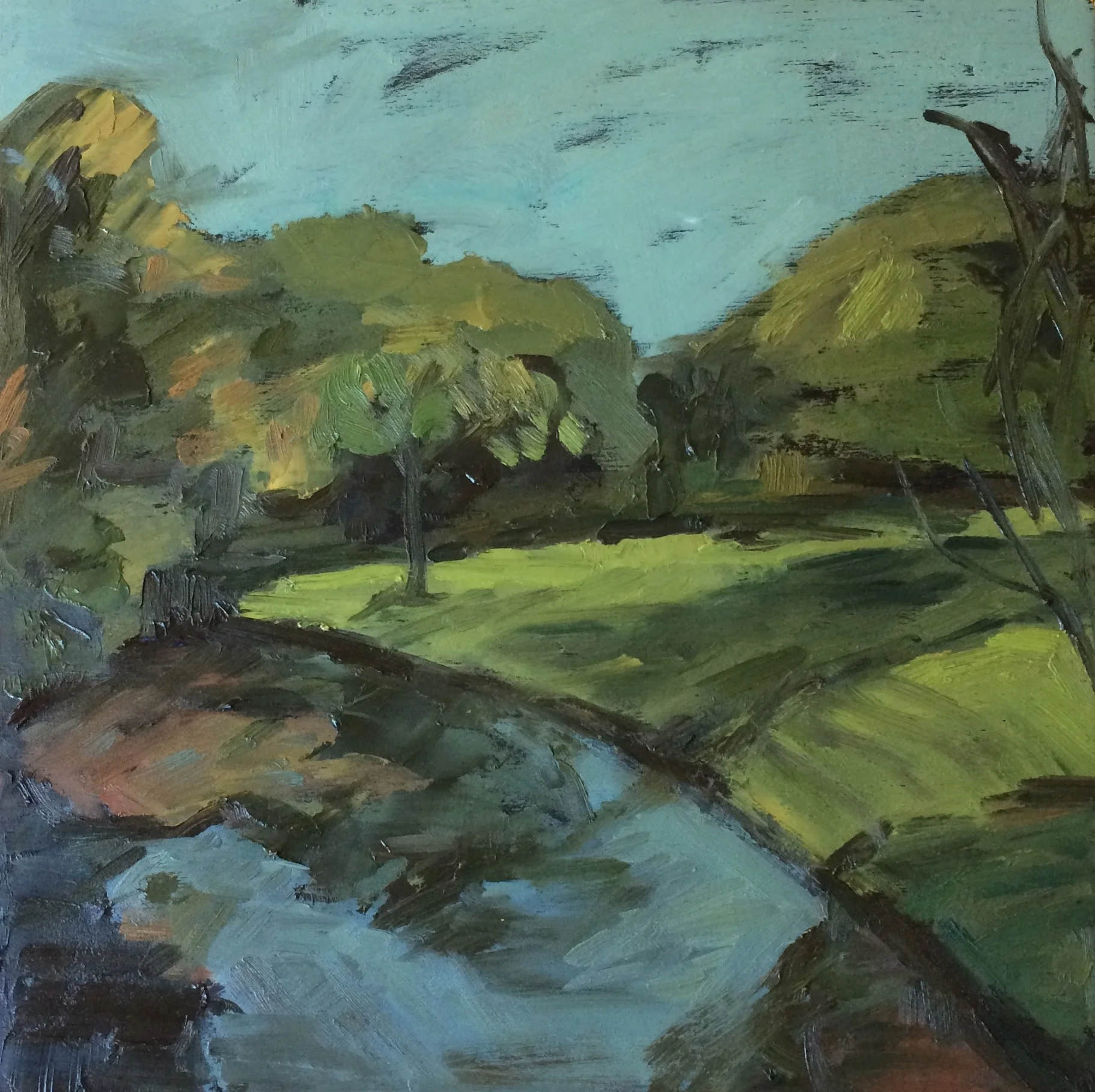  The Hague. Fall Light &nbsp;12 x 12&nbsp; 2016  
