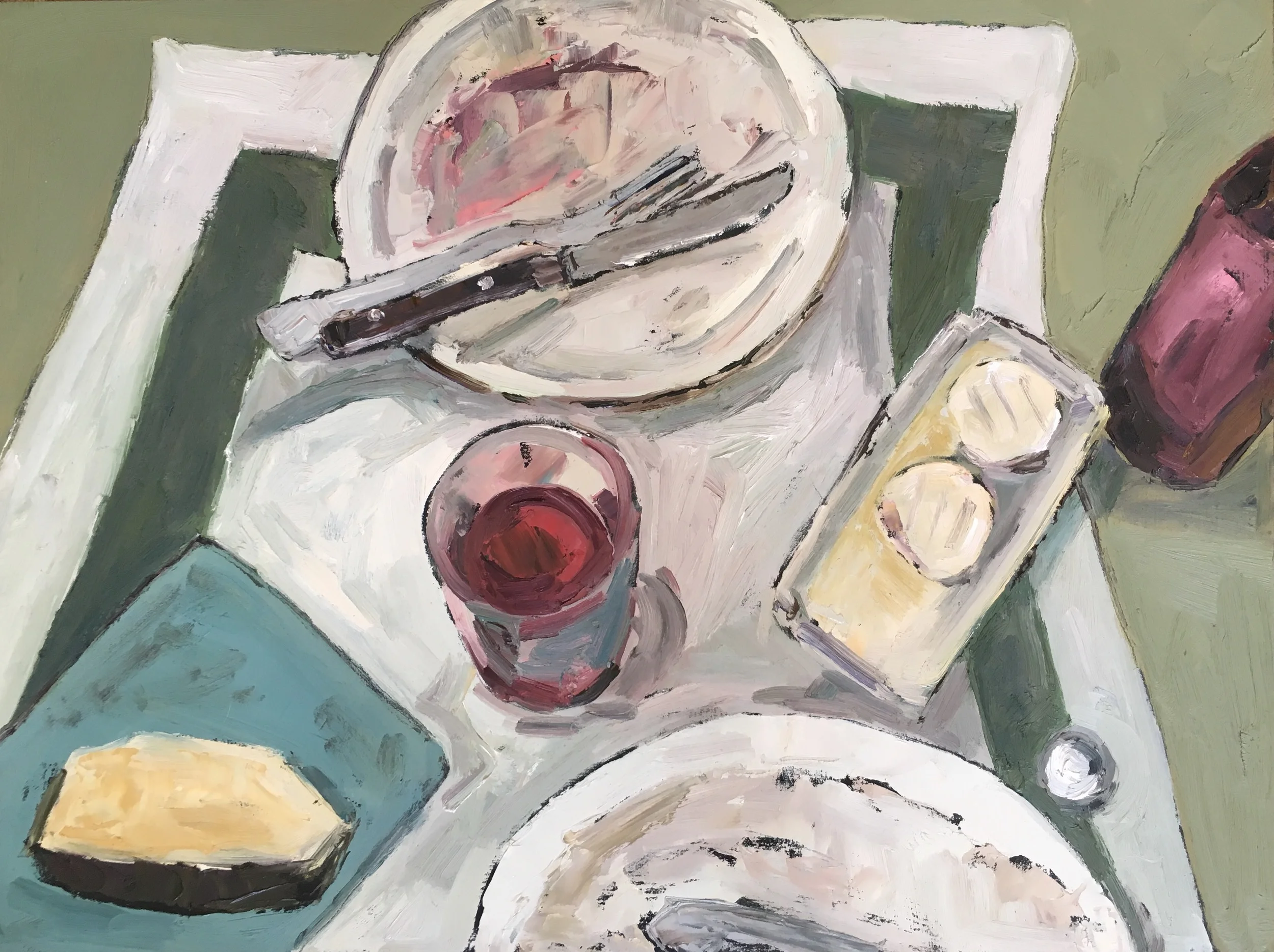  Den Haag Dinner Series: 2 &nbsp; 12 x 16 &nbsp;oil on panel 