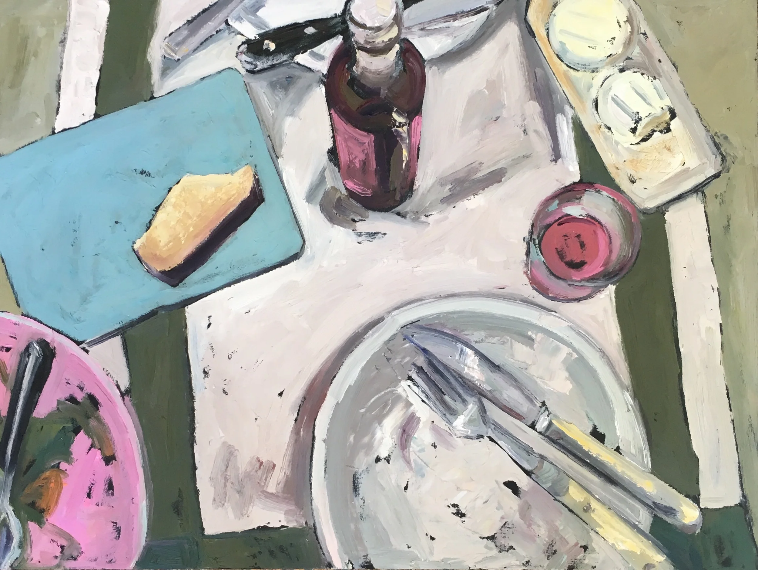  Den Haag Dinner Series 3 &nbsp;12 x 16 &nbsp;oil on panel    