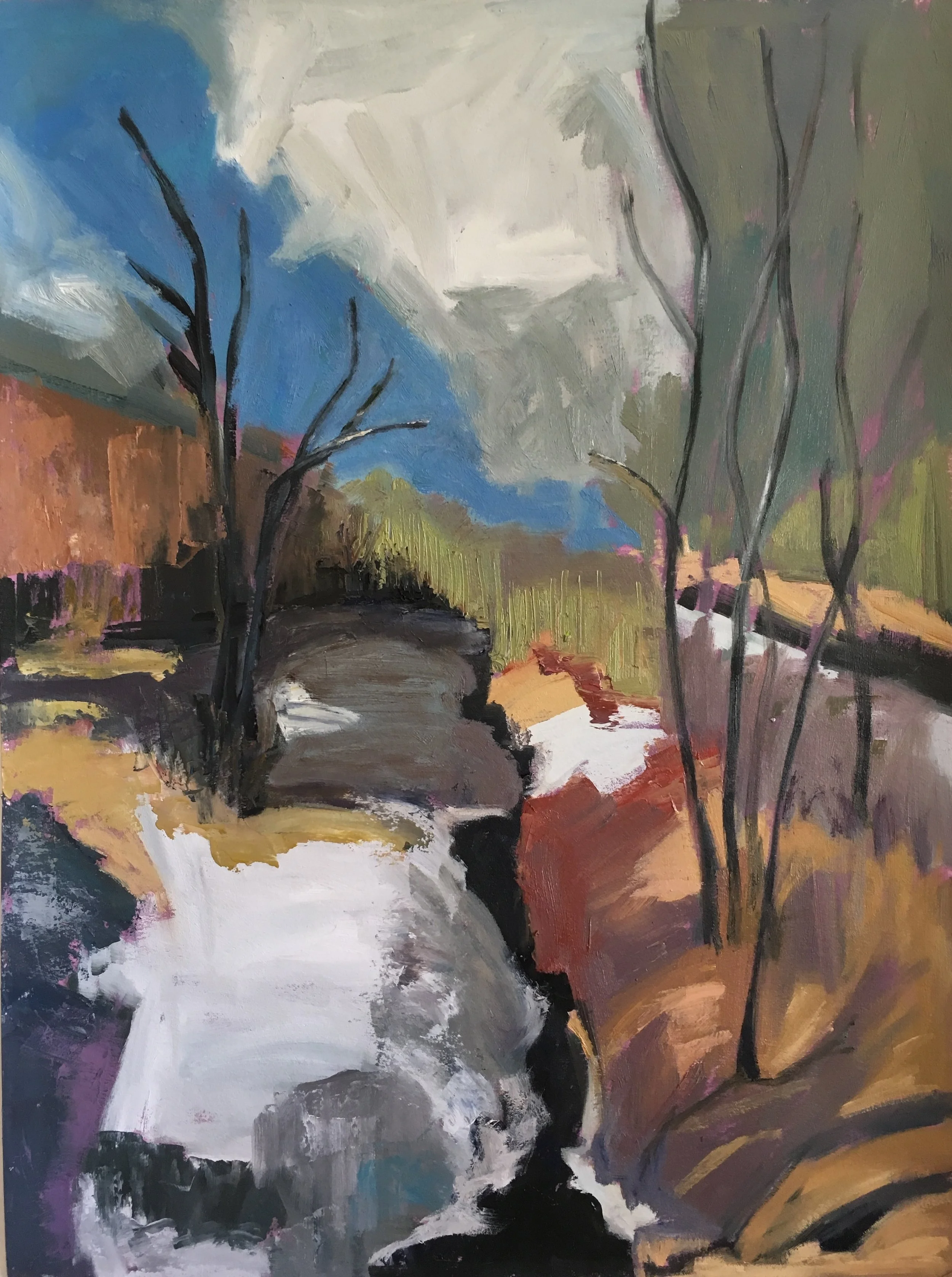  Santa Fe Winter 1   18 x 24 