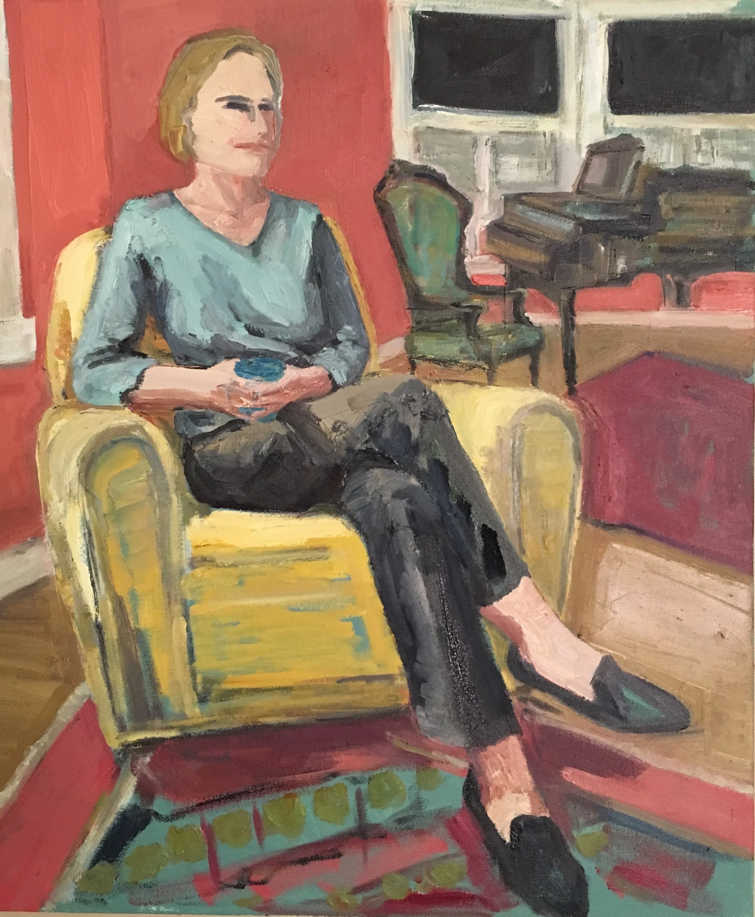  Bebe in the Yellow Chair  