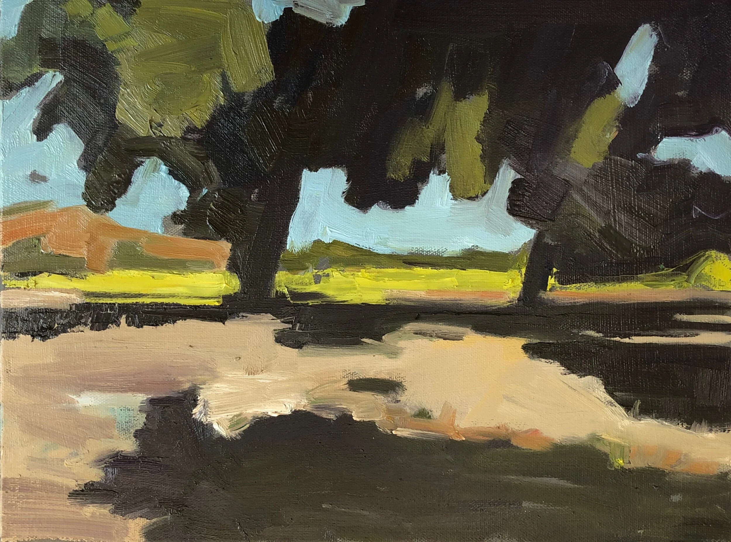  Distanced Views II  12 x 17 