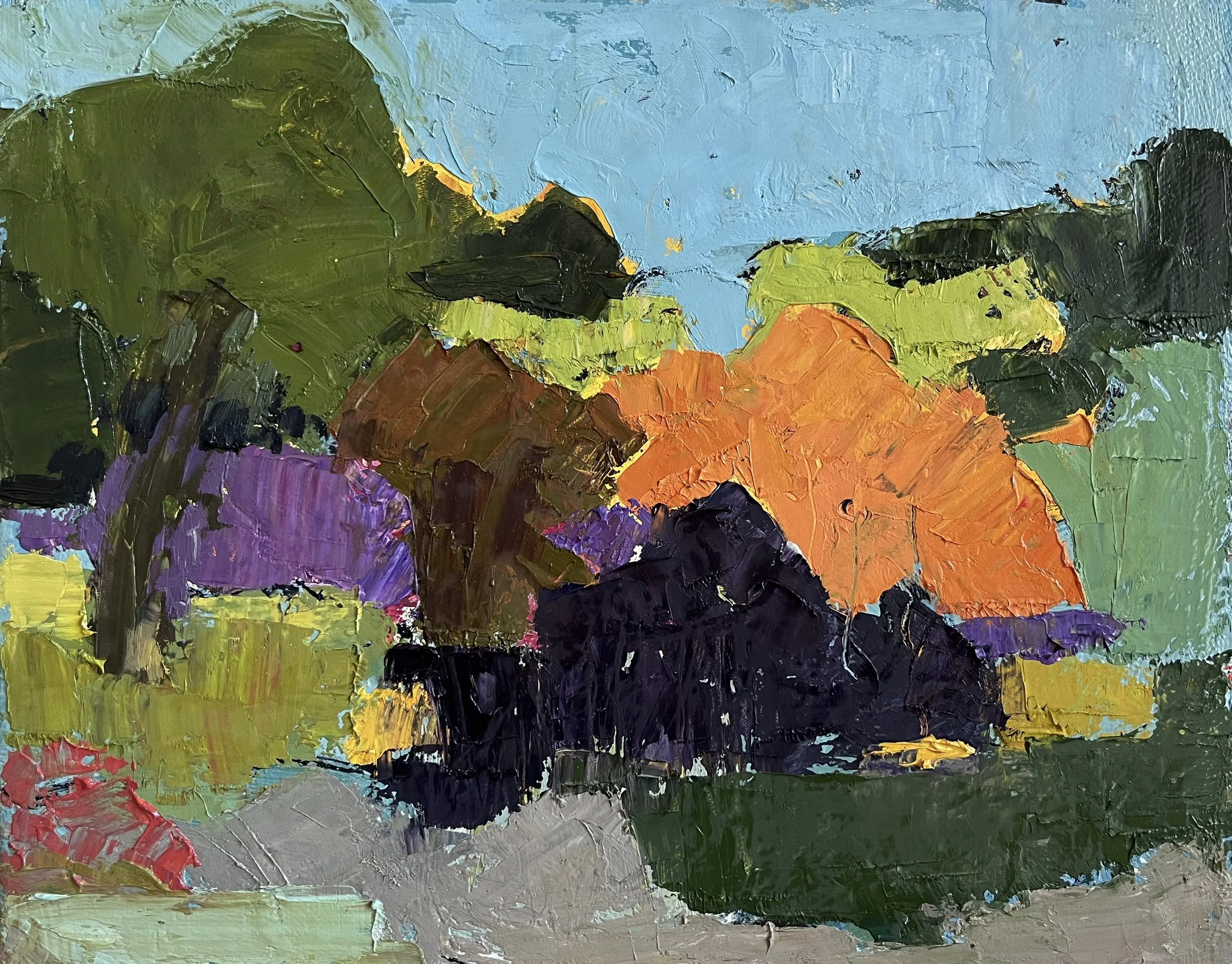   Garden Study (May)  8 x 10  