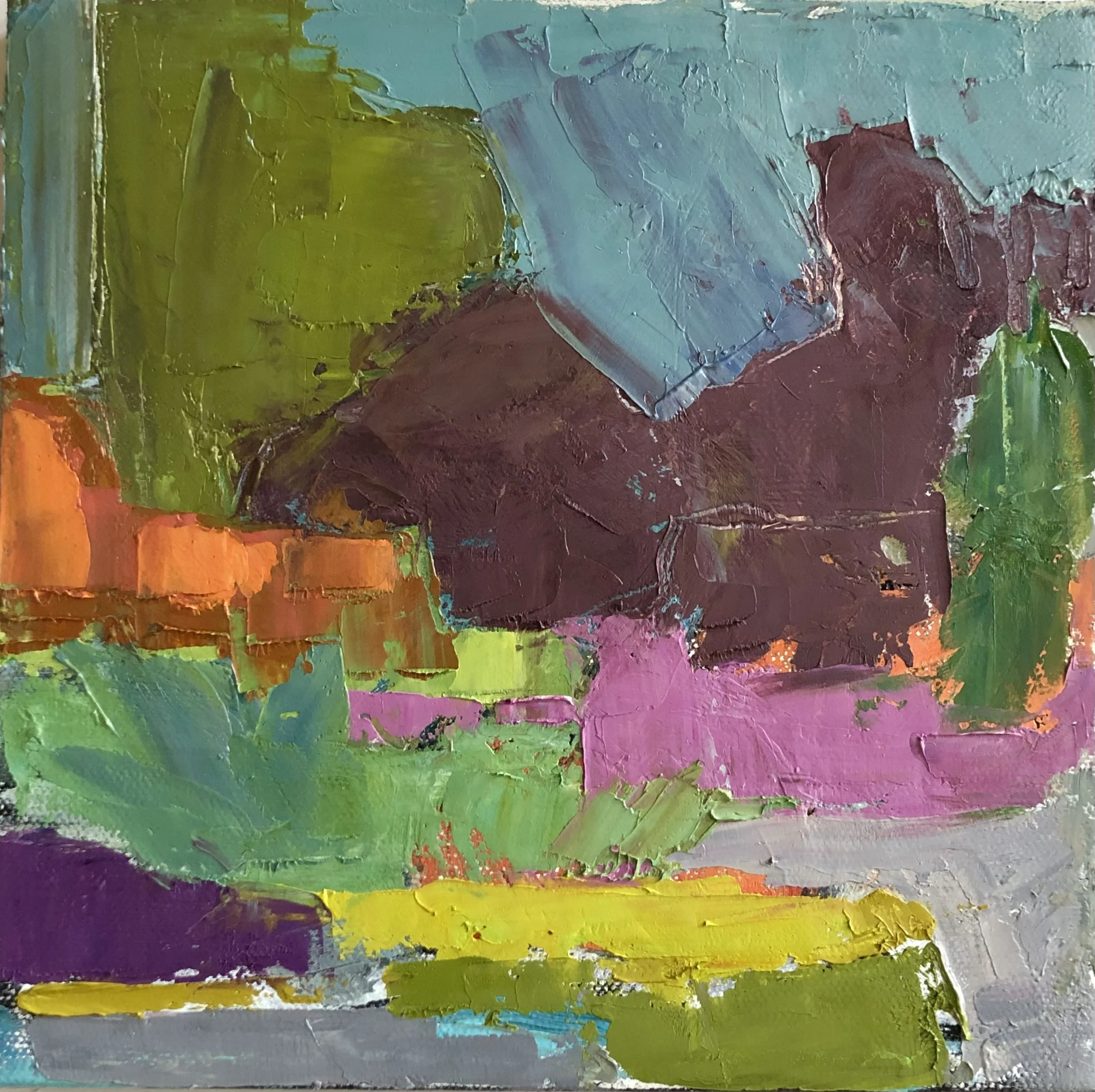  Garden Study (July) 8 x 8  2020 