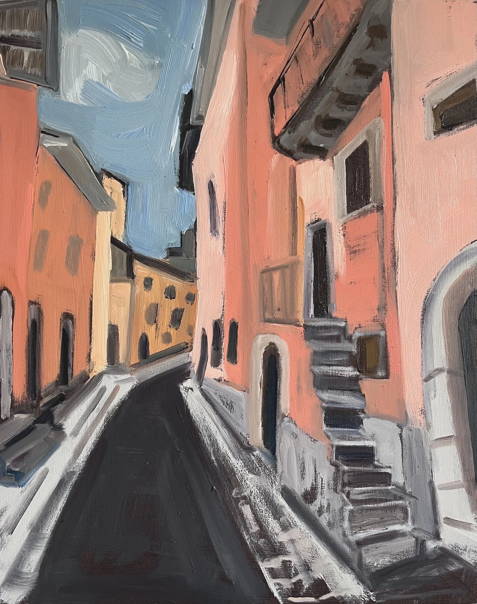  The Italy Series #7 Alfadena 1 12 x 15 SOLD  2022 