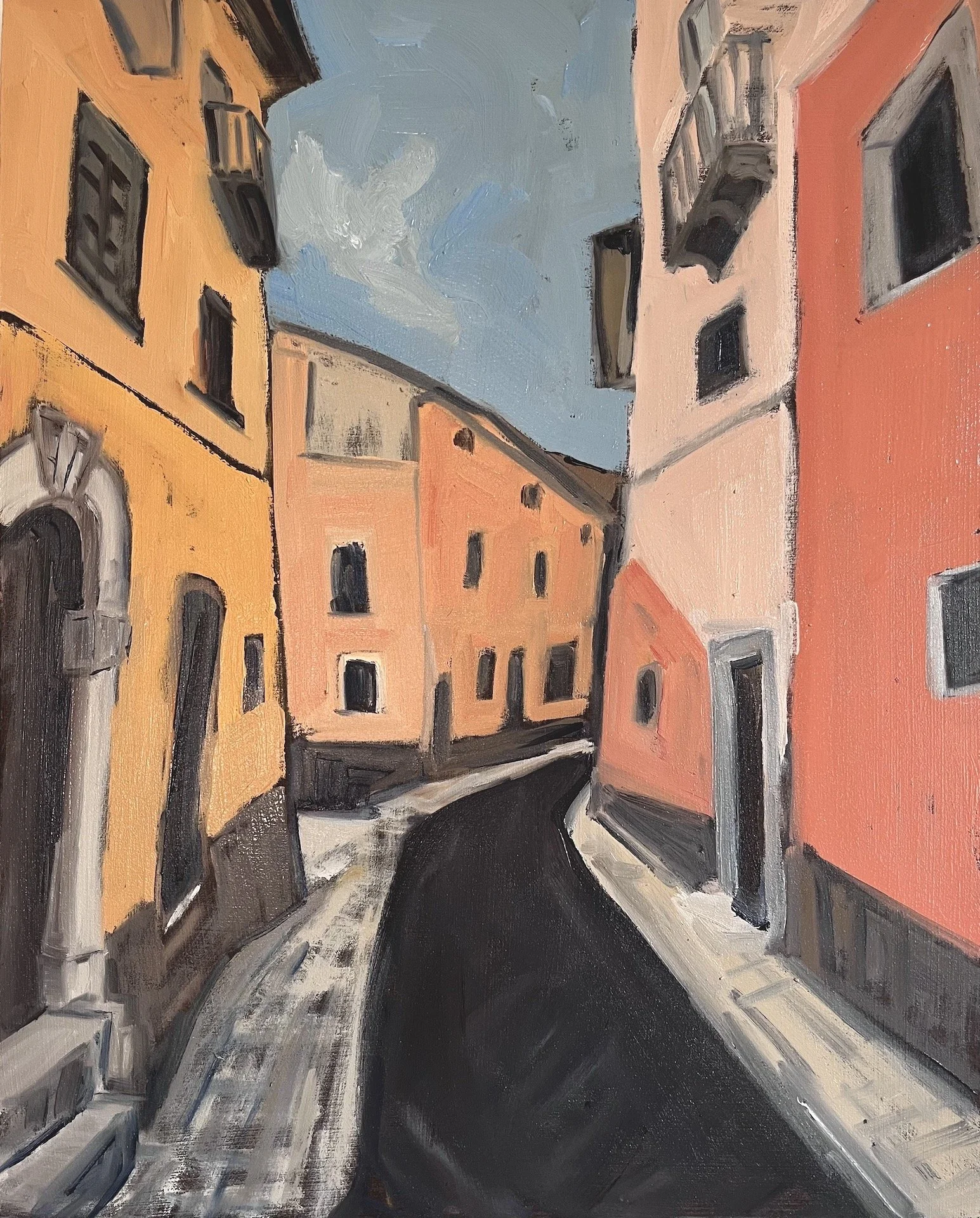  Italy Series # 8 Alfadena 2   12 x 15 SOLD   