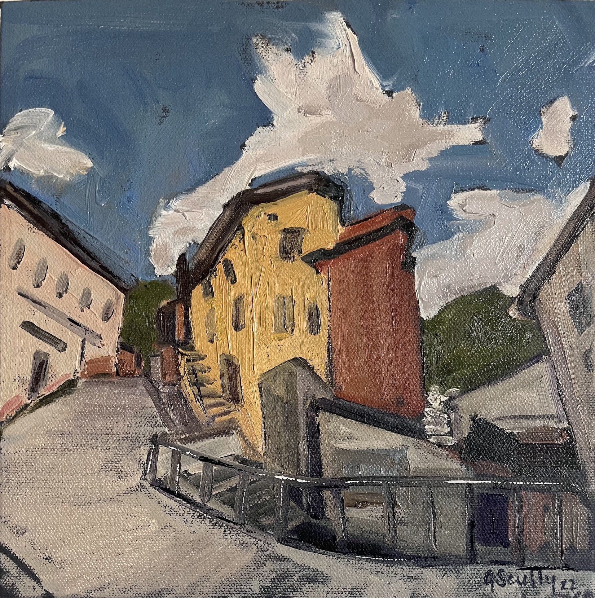  The Italy Series # 5  10 x 10  Scanno 