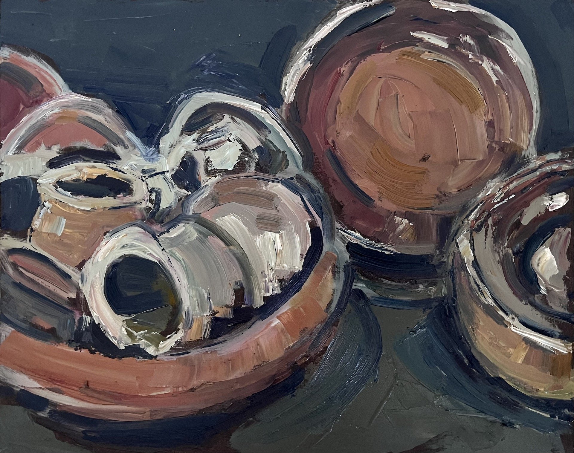  Ancient Vessels I  2023  12 x 15 oil on panel  