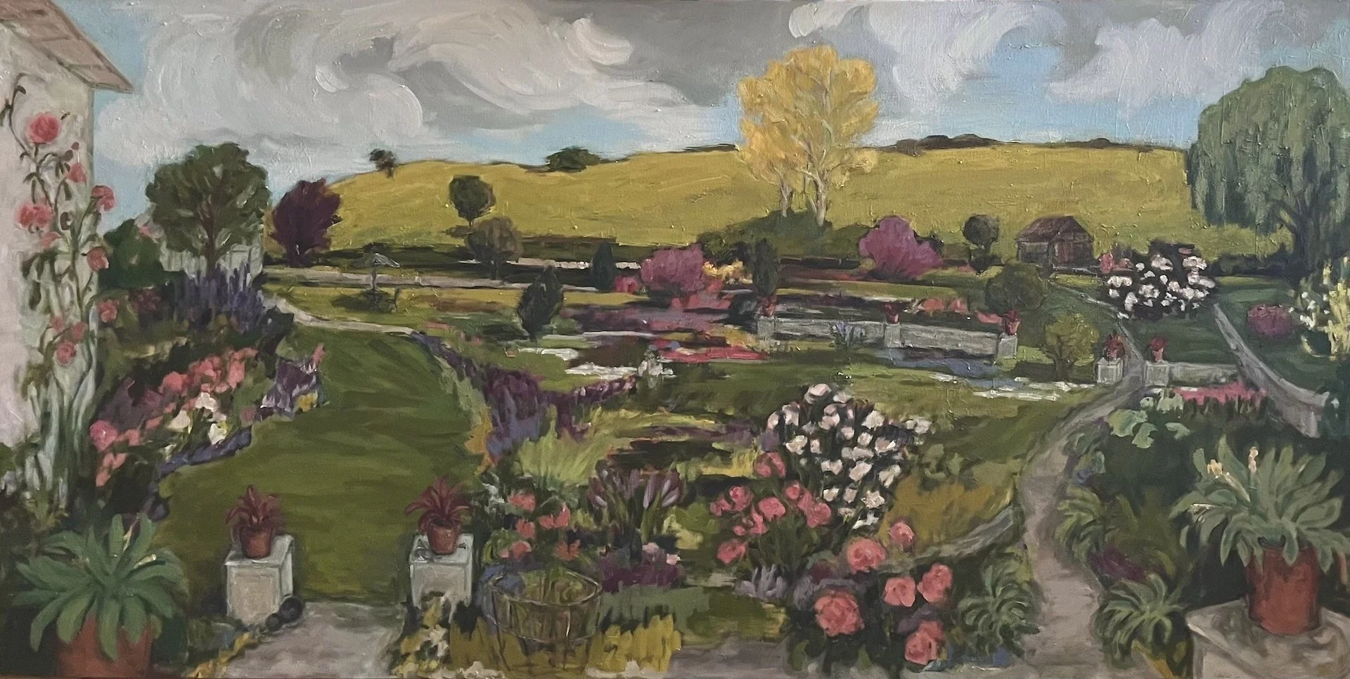  Alison + John’s Garden in Shilton  3’ x 6’ SOLD 