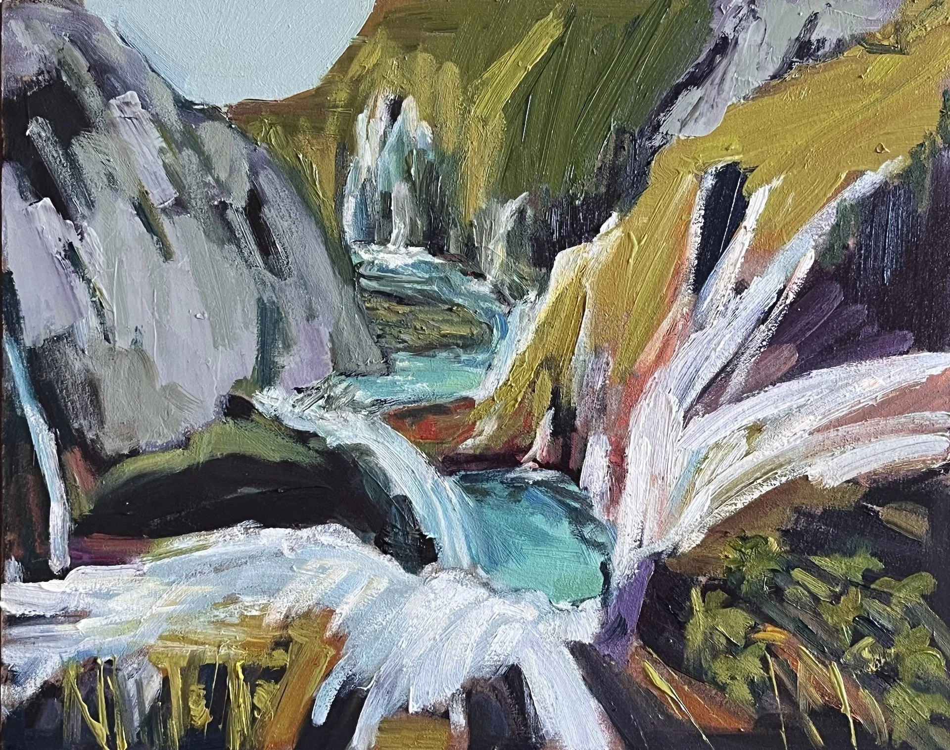  Plitvice Falls Croatia 12 x 15 SOLD 