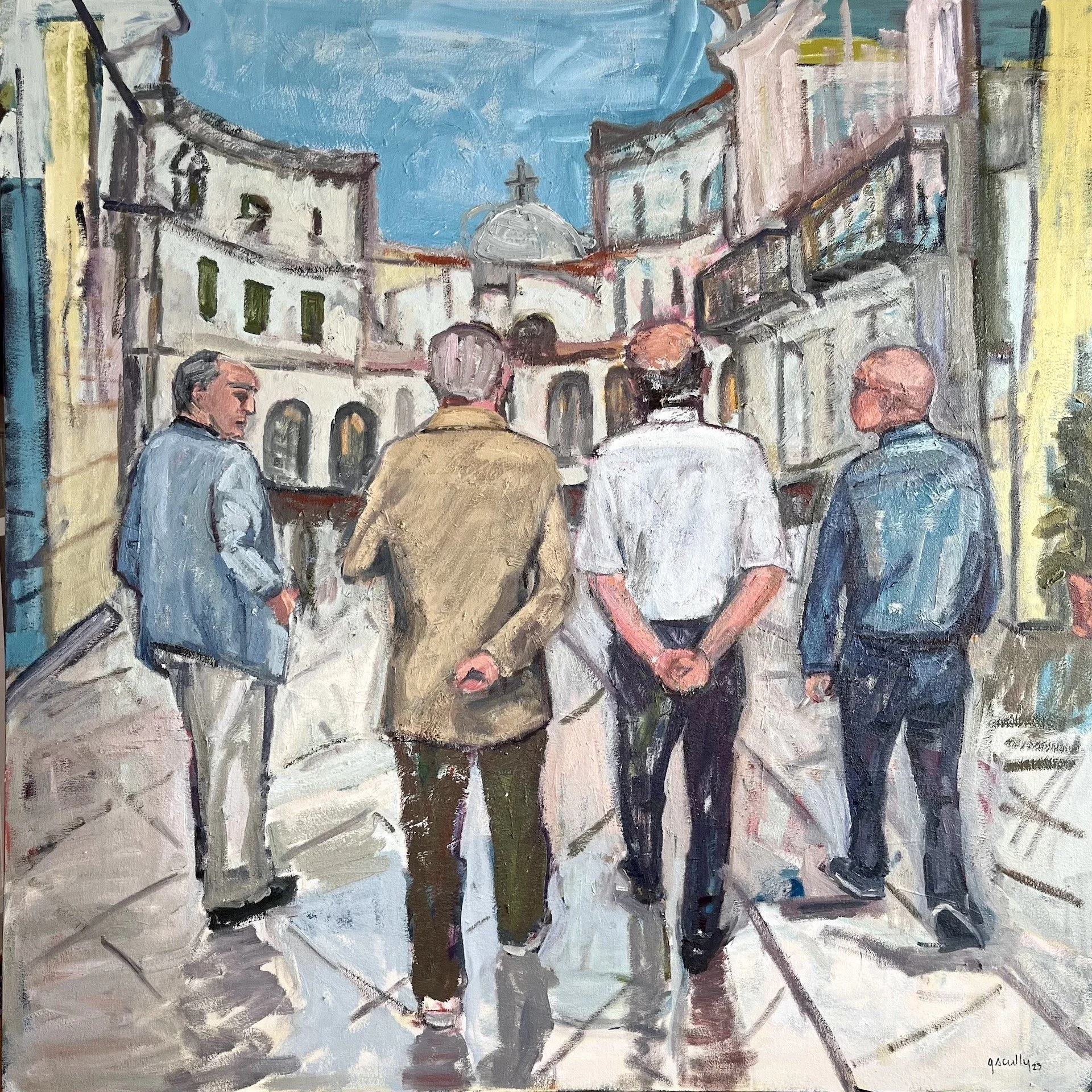  The Inspectors   ( Martina Franca , Puglia ) 40 x 40 SOLD 