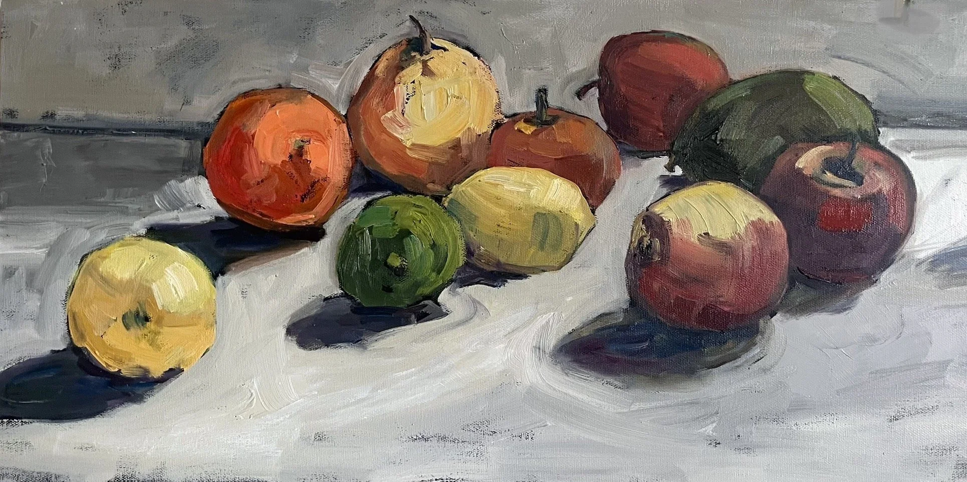  Fruit &amp; Shadows 2023 12 x 24 SOLD 
