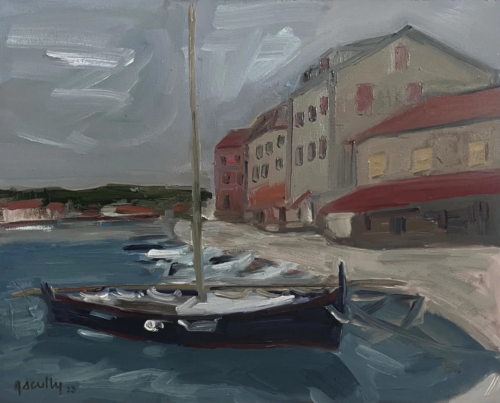  Cloudy Day Stari Grad  12 x 15  