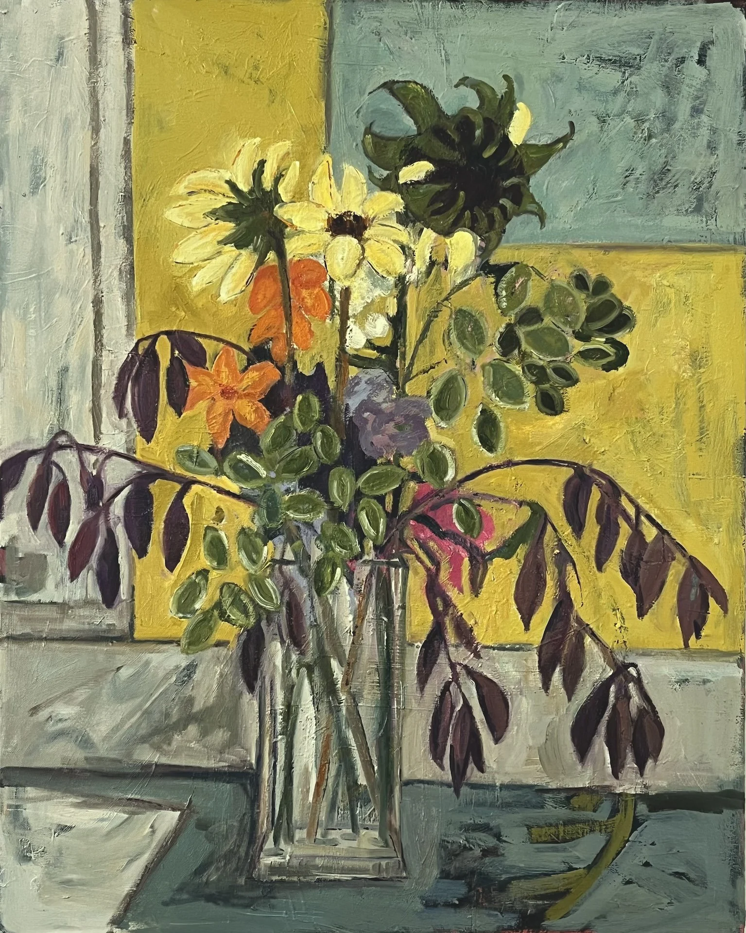  Sunflower Mix 2024 oil on canvas 24 x 30 