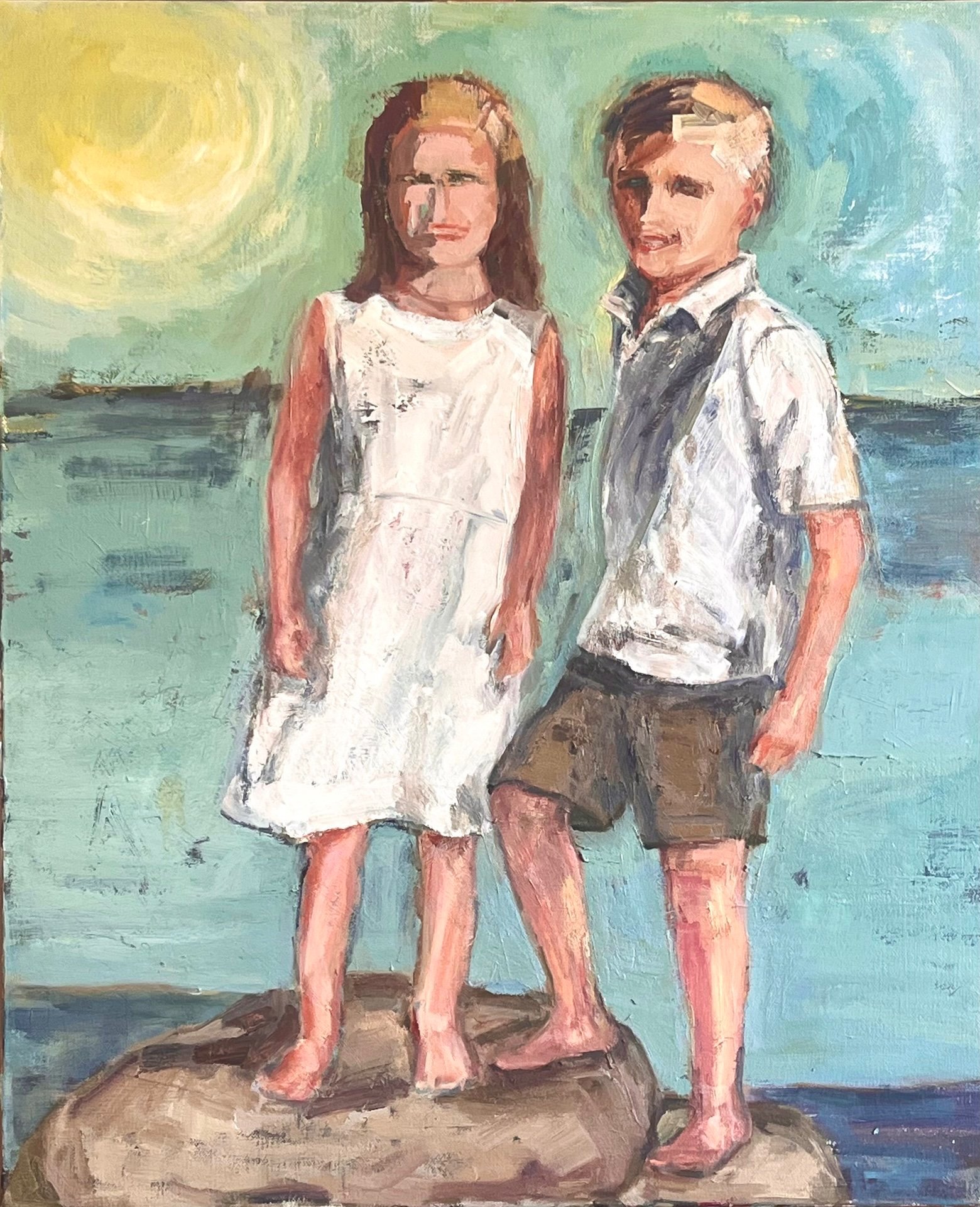  When They Were Young 2024 oil on canvas 20 x 24 NFS 