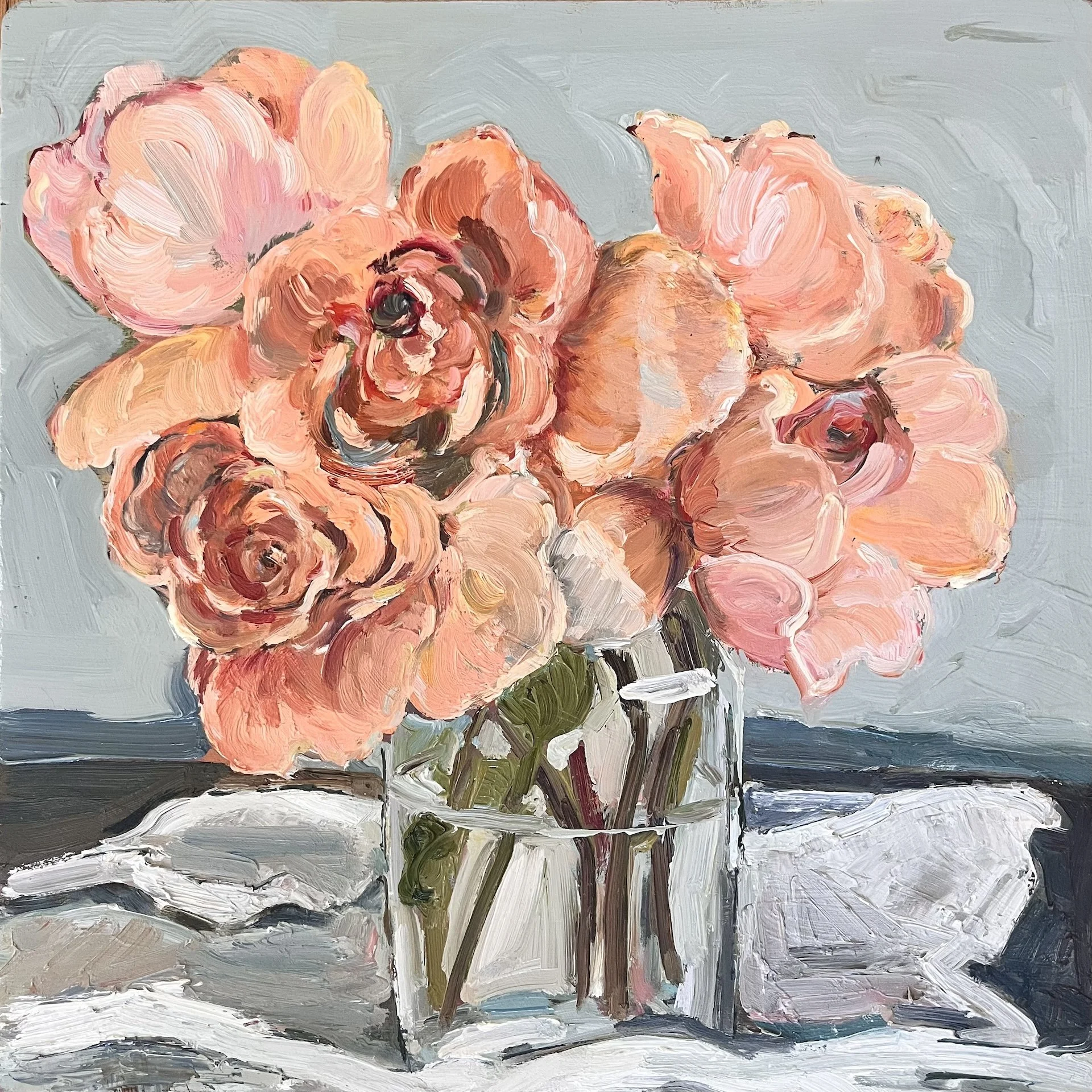  Just Joey 2024 oil on panel 12 x 12 