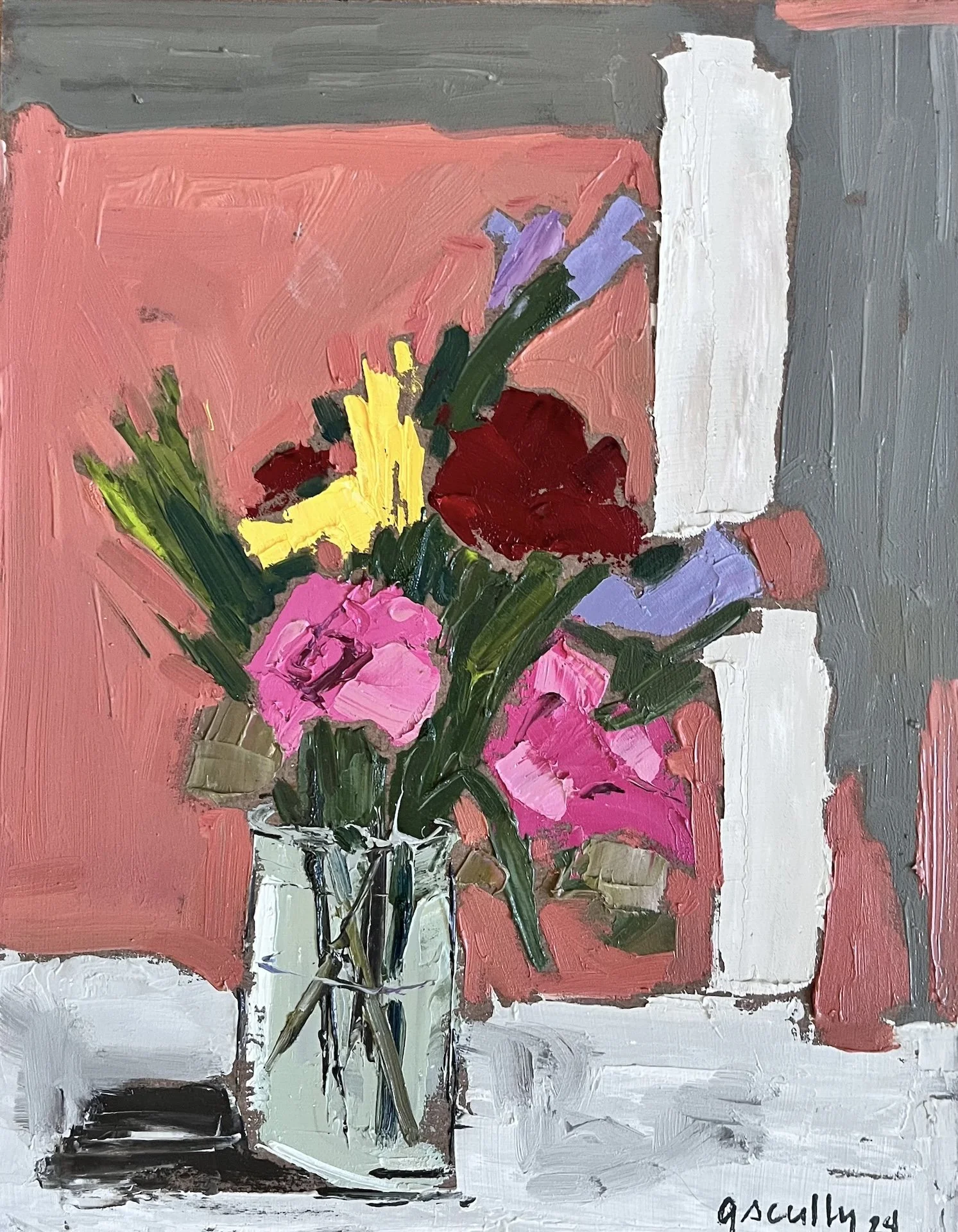  Nosegay 2024 oil on panel 9 x 12 