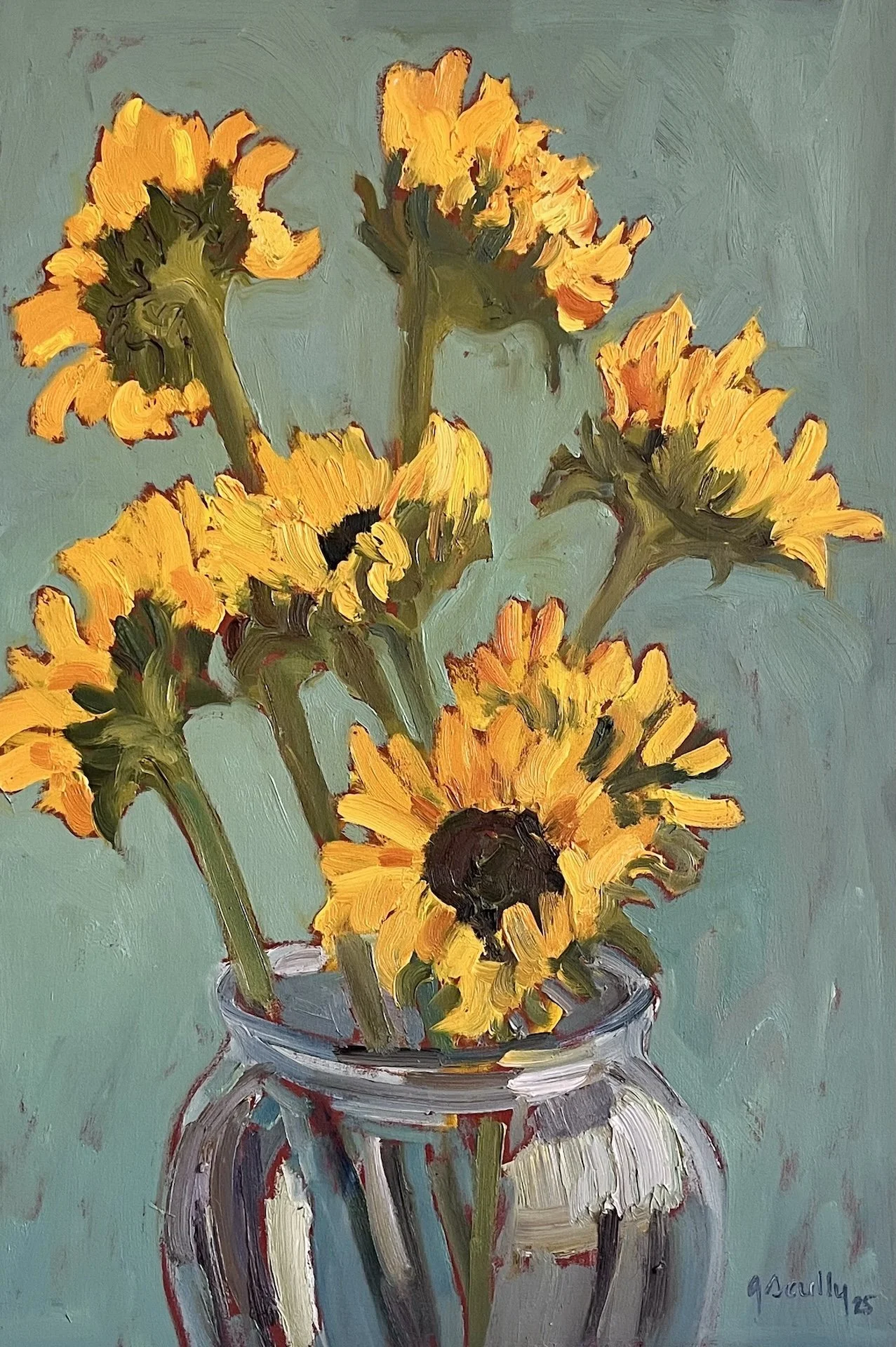  Sunflowers 12 × 18  SOLD   