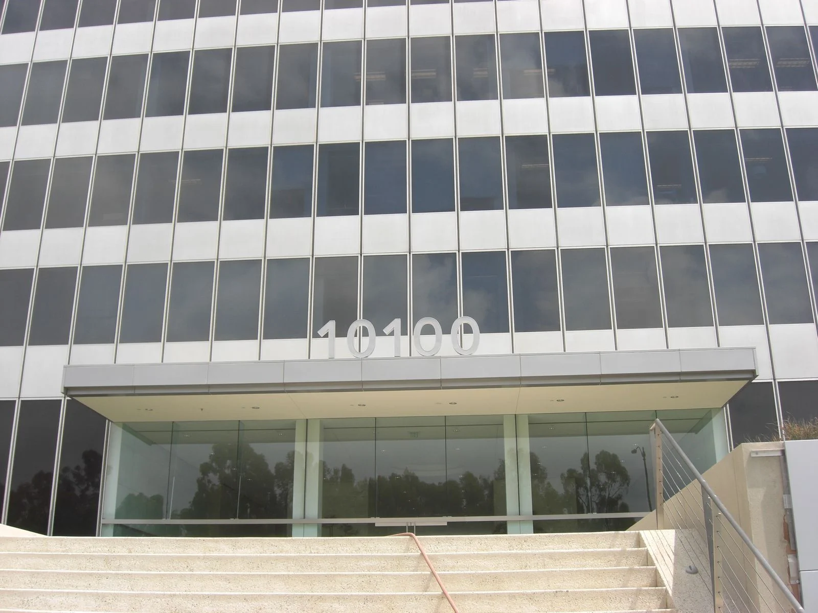 Address ID at Building Entrance Canopy