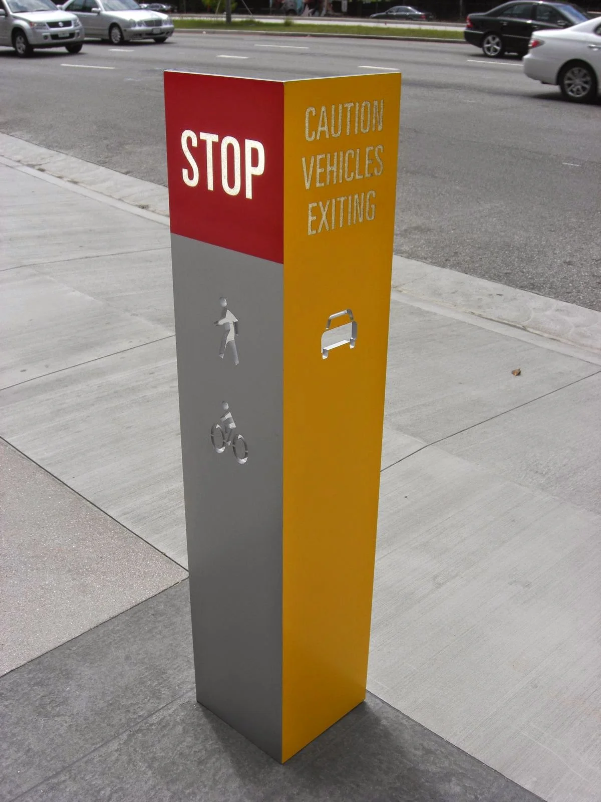 Freestanding 2-Way Pedestrian Directional