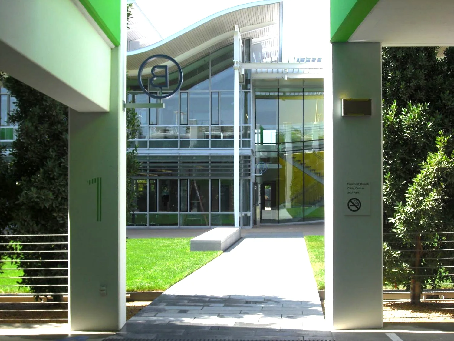 Parking Garage Level ID Column Graphics