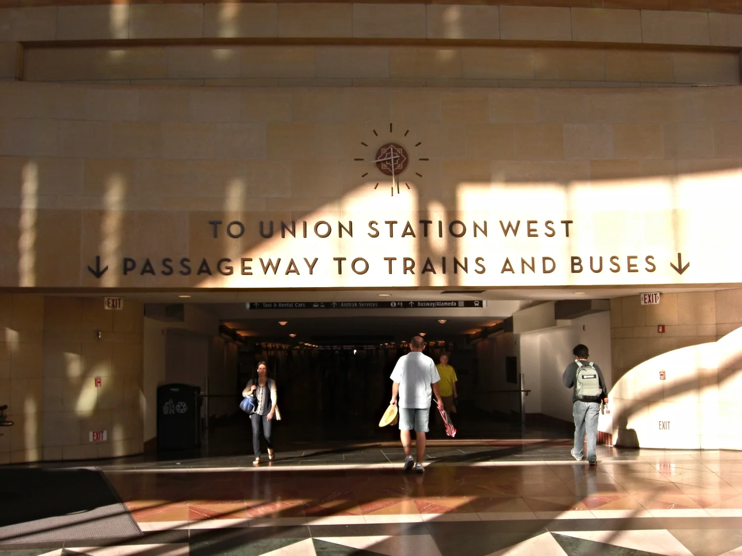 Pedestrian Directional Wall Mounted Letters