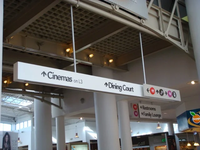 Primary Directional Hanging Signs