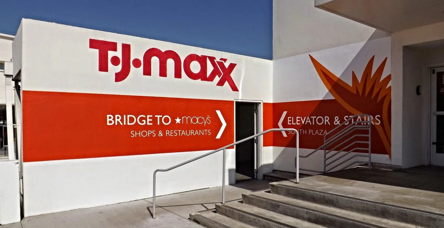 Pedestrian Directional at Garage Entrance