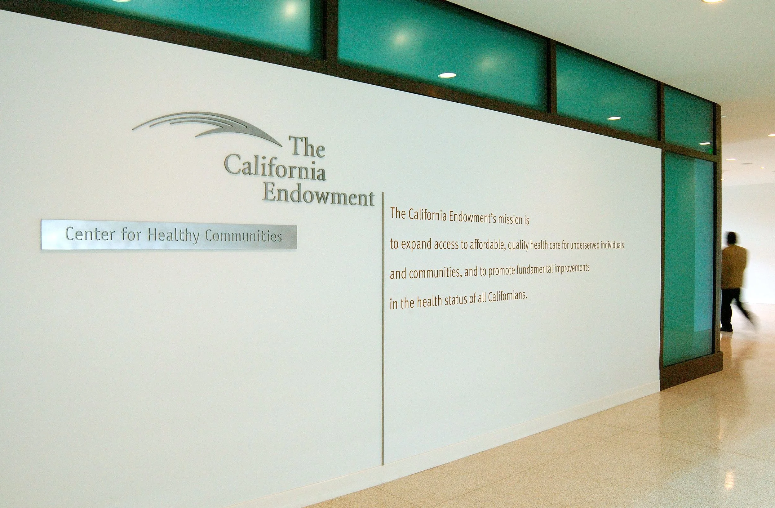 Building ID & Mission Statement at Lobby