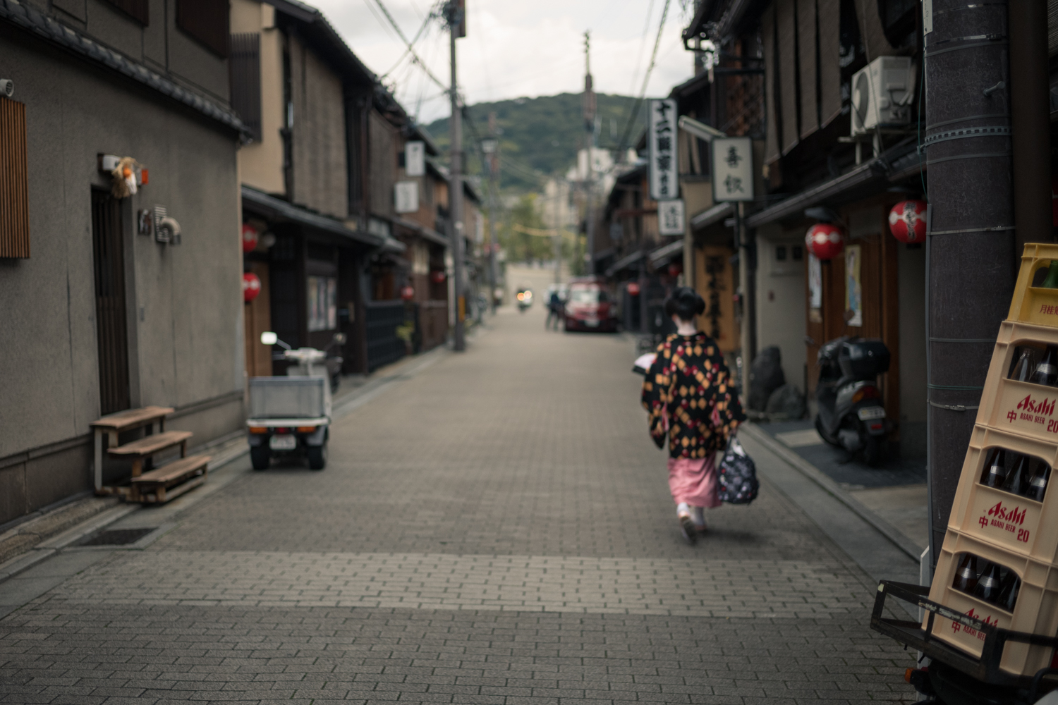 Fleeting Maiko, Gion, Kyoto.